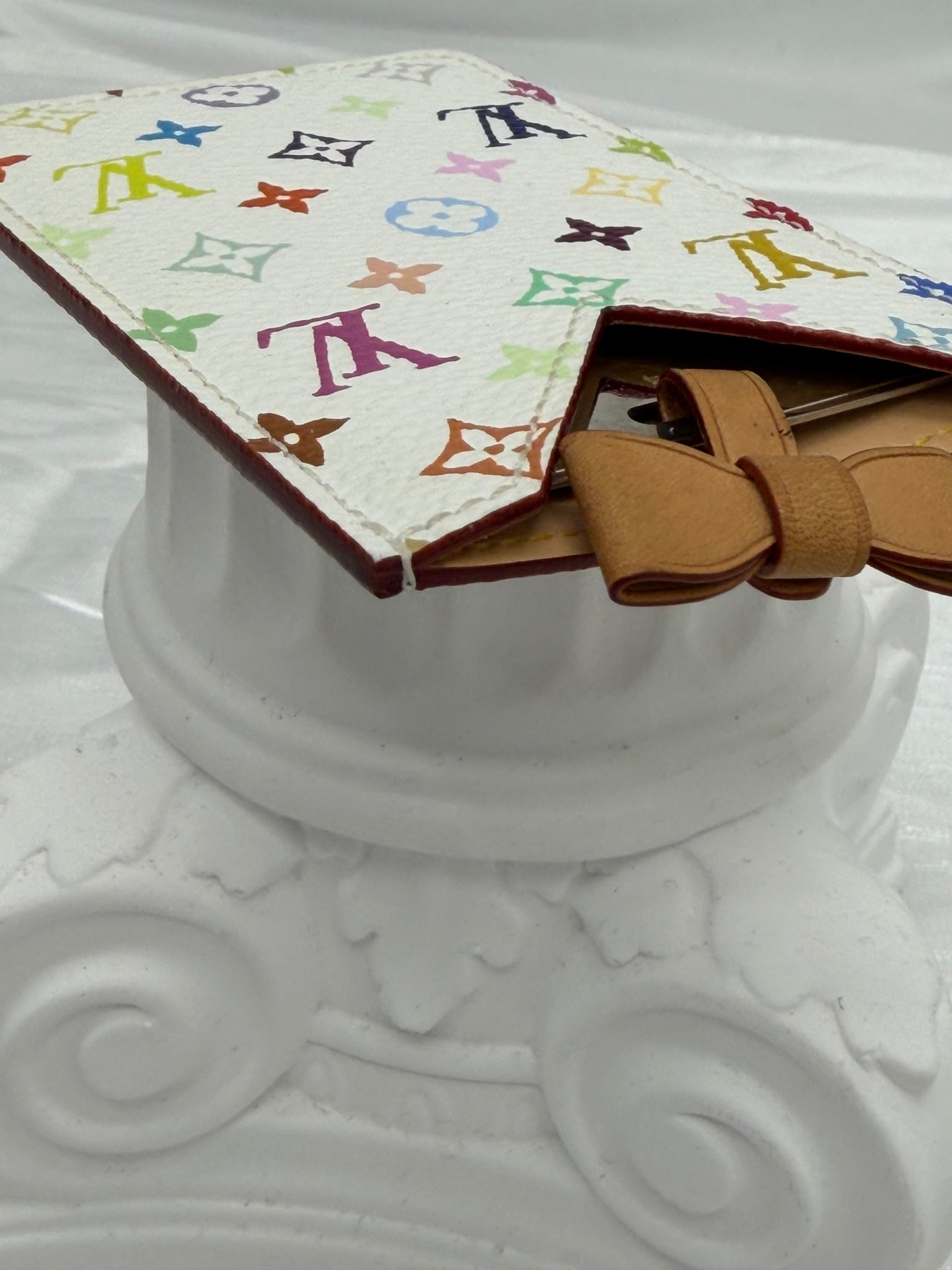 Louis Vuitton White Multicolor Monogram  Mirror & Case