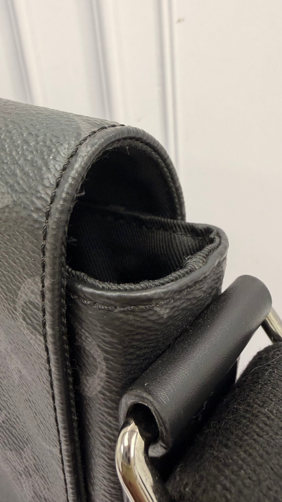 Louis Vuitton Black Monogram District PM Messenger Bag