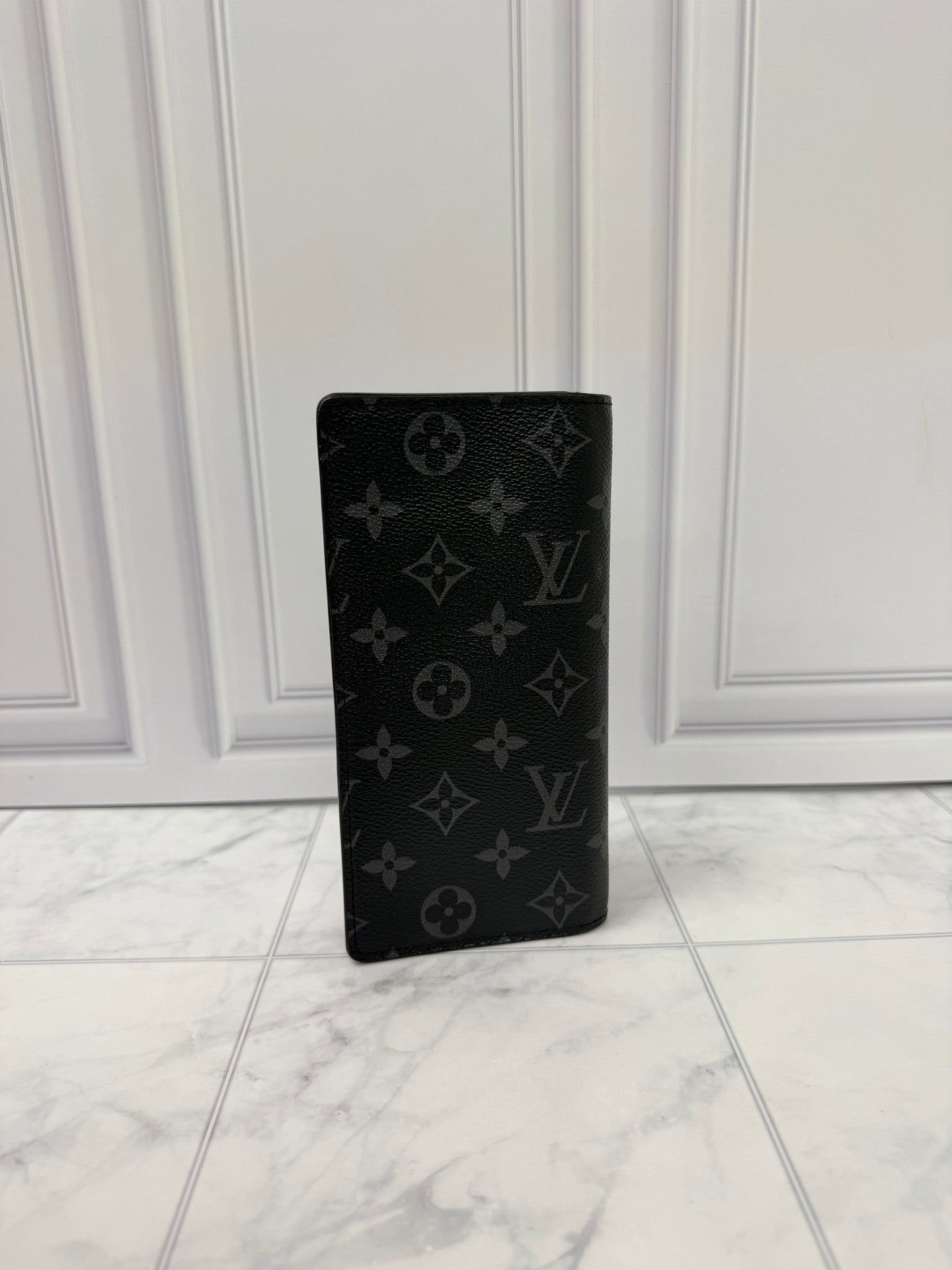 Louis Vuitton Monogram Eclipse Brazza Wallet 