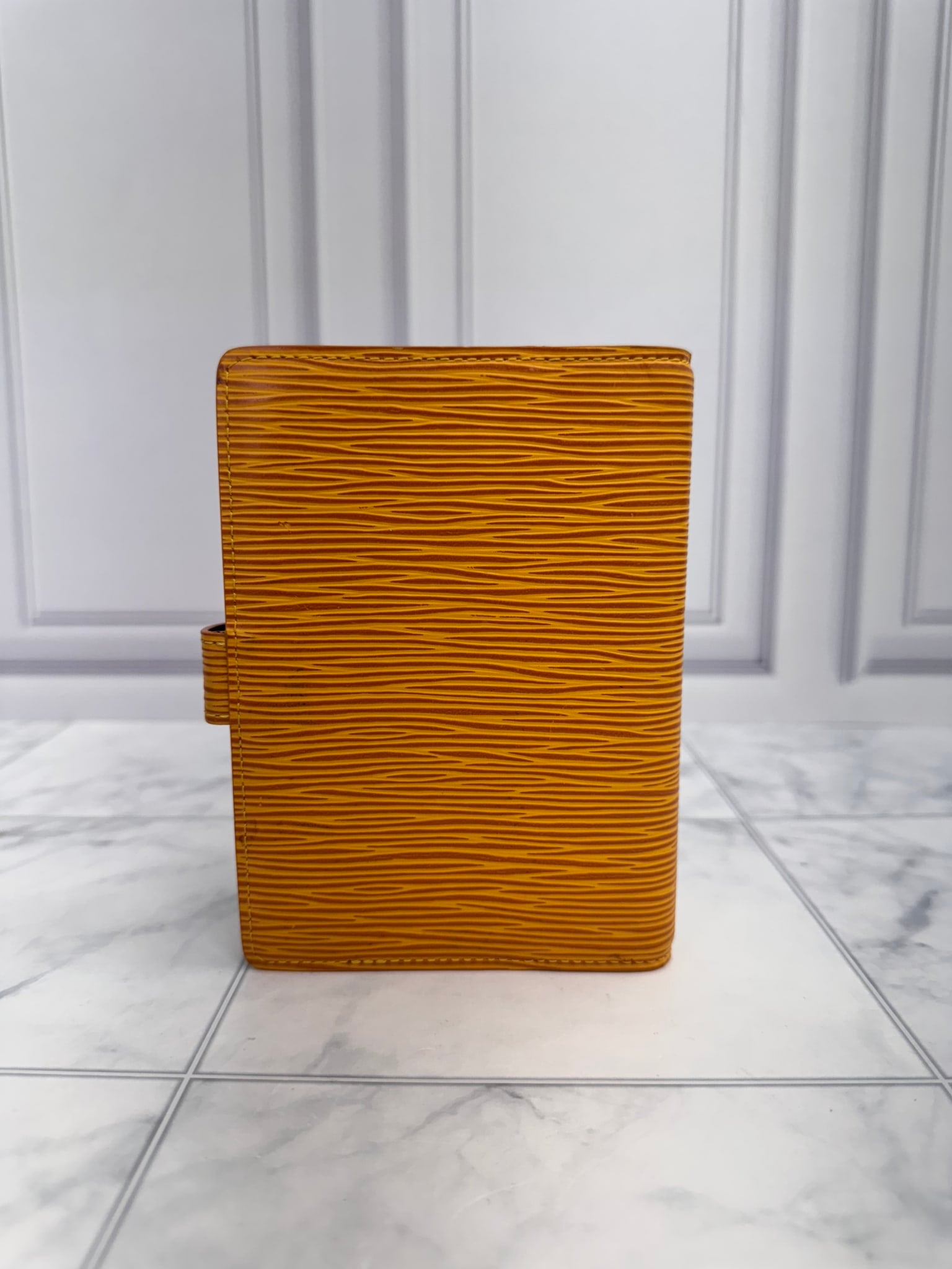 Louis Vuitton Yellow Epi Leather Agenda PM