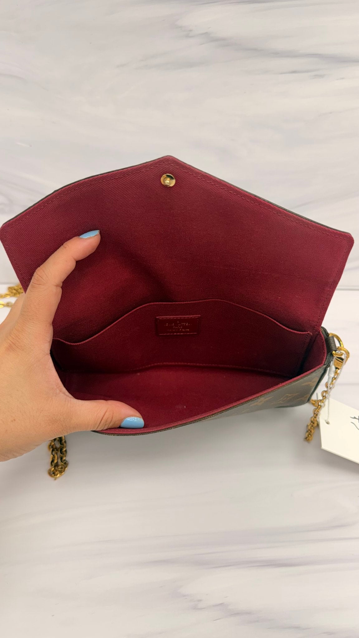 Louis Vuitton Monogram Fuchsia Pochette Felicie  