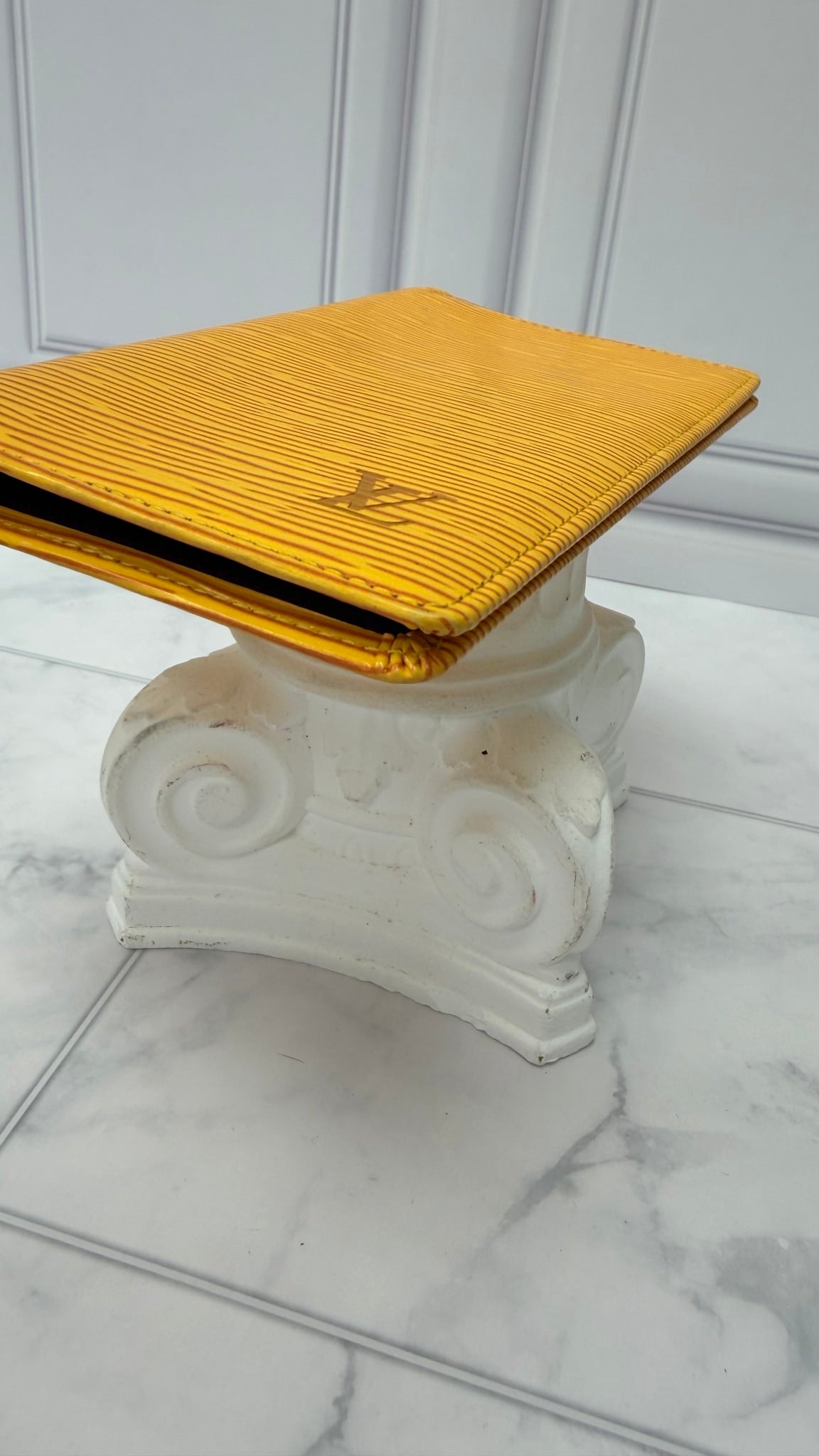 Louis Vuitton Yellow Epi Long Wallet