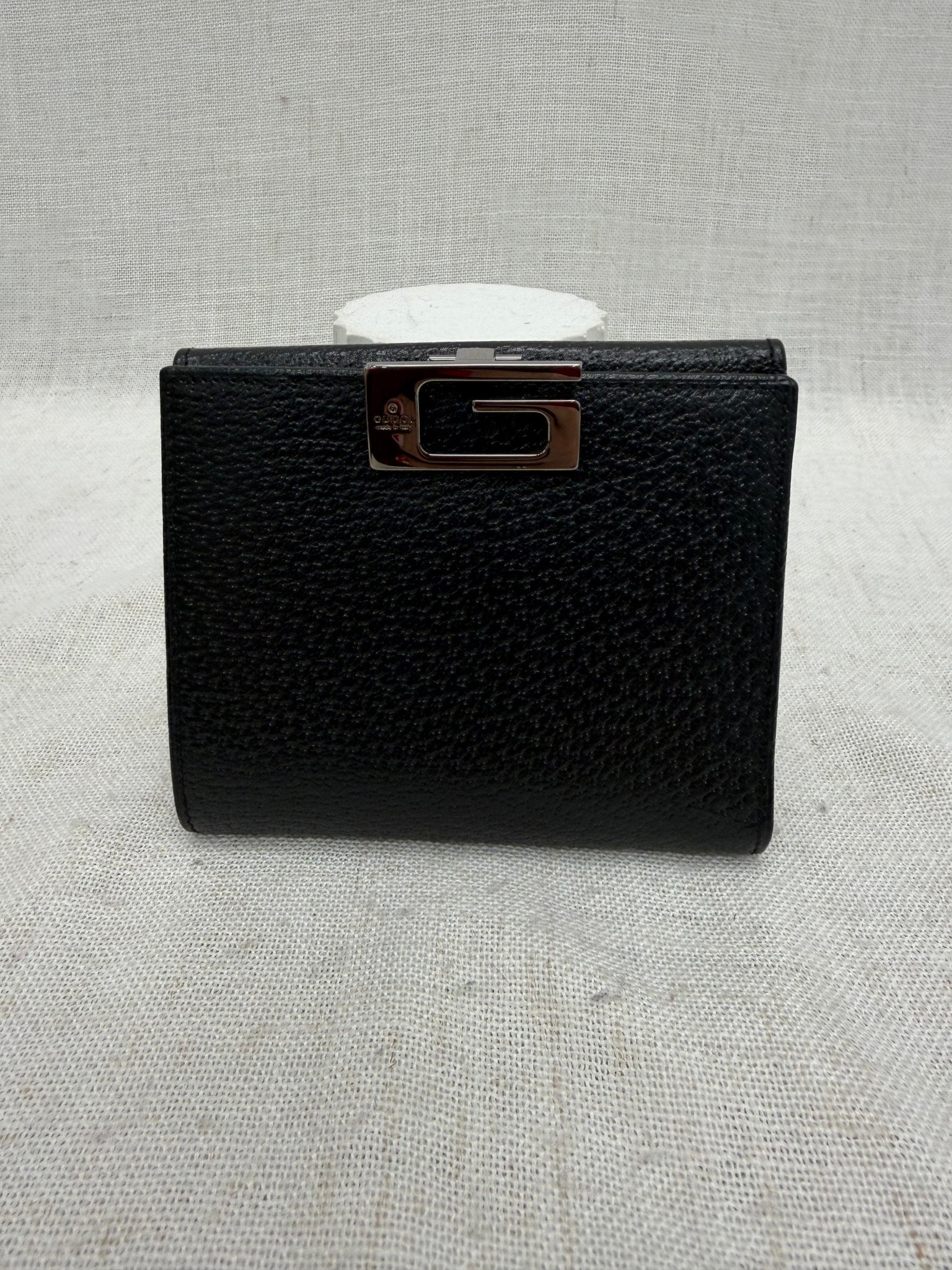 Gucci Black Guccissima Zippy Wallet