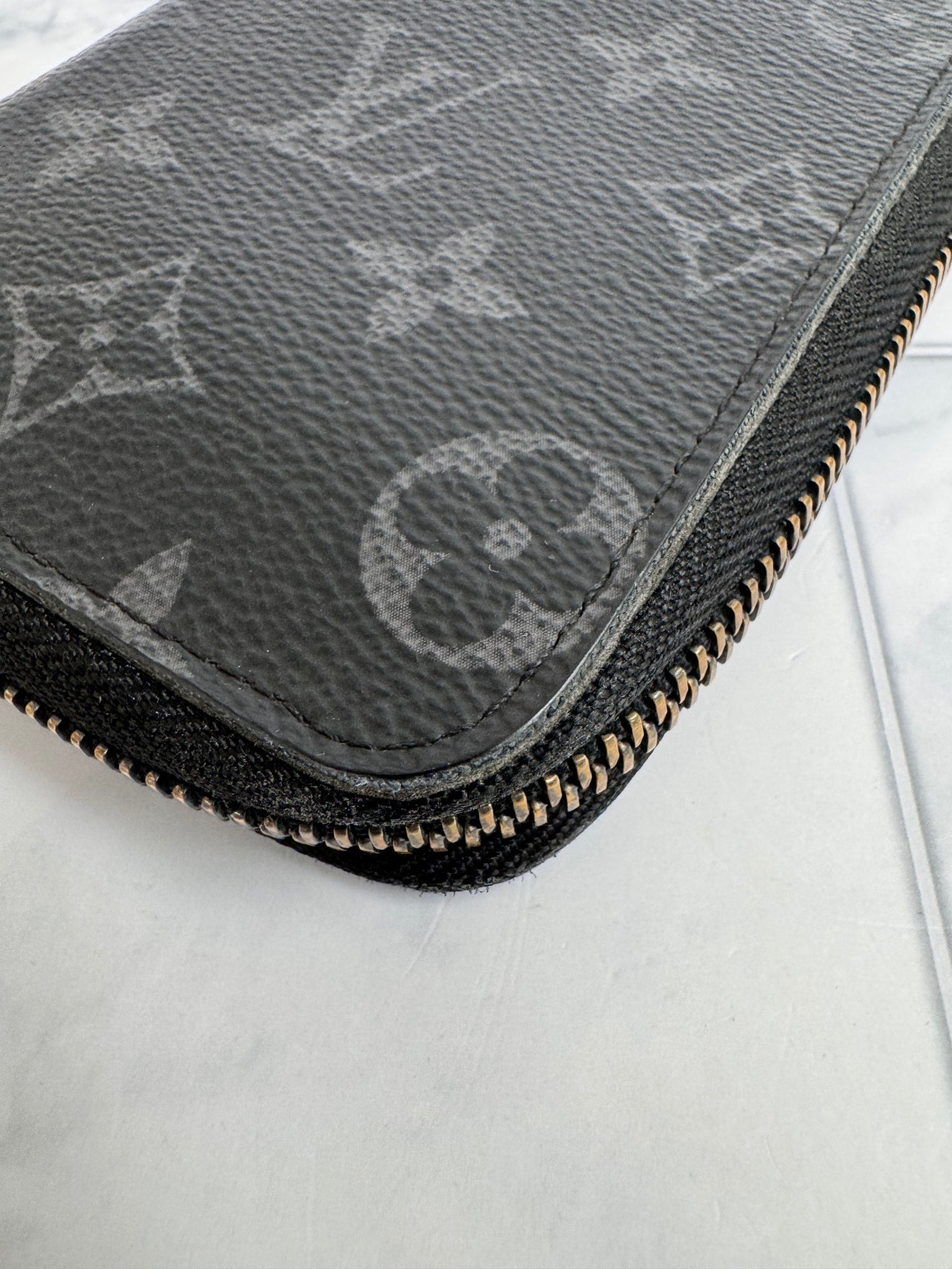 Louis Vuitton Monogram Eclipse Long Zippy Wallet