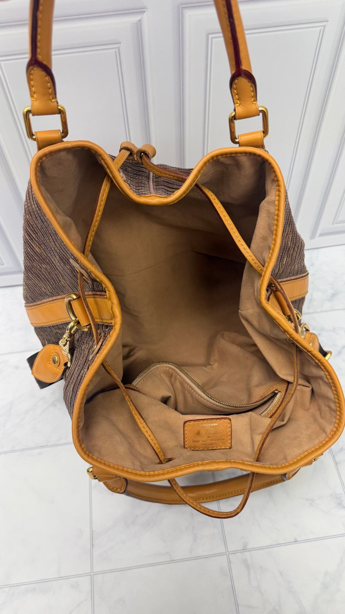 Louis Vuitton Monogram Burgundy And Rose Gold Eden Neo Bag 
