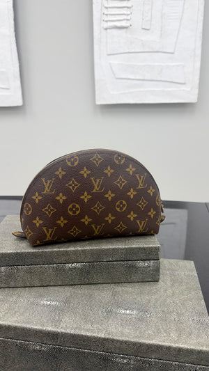 Louis Vuitton Monogram Half Moon Cosmetic Bag