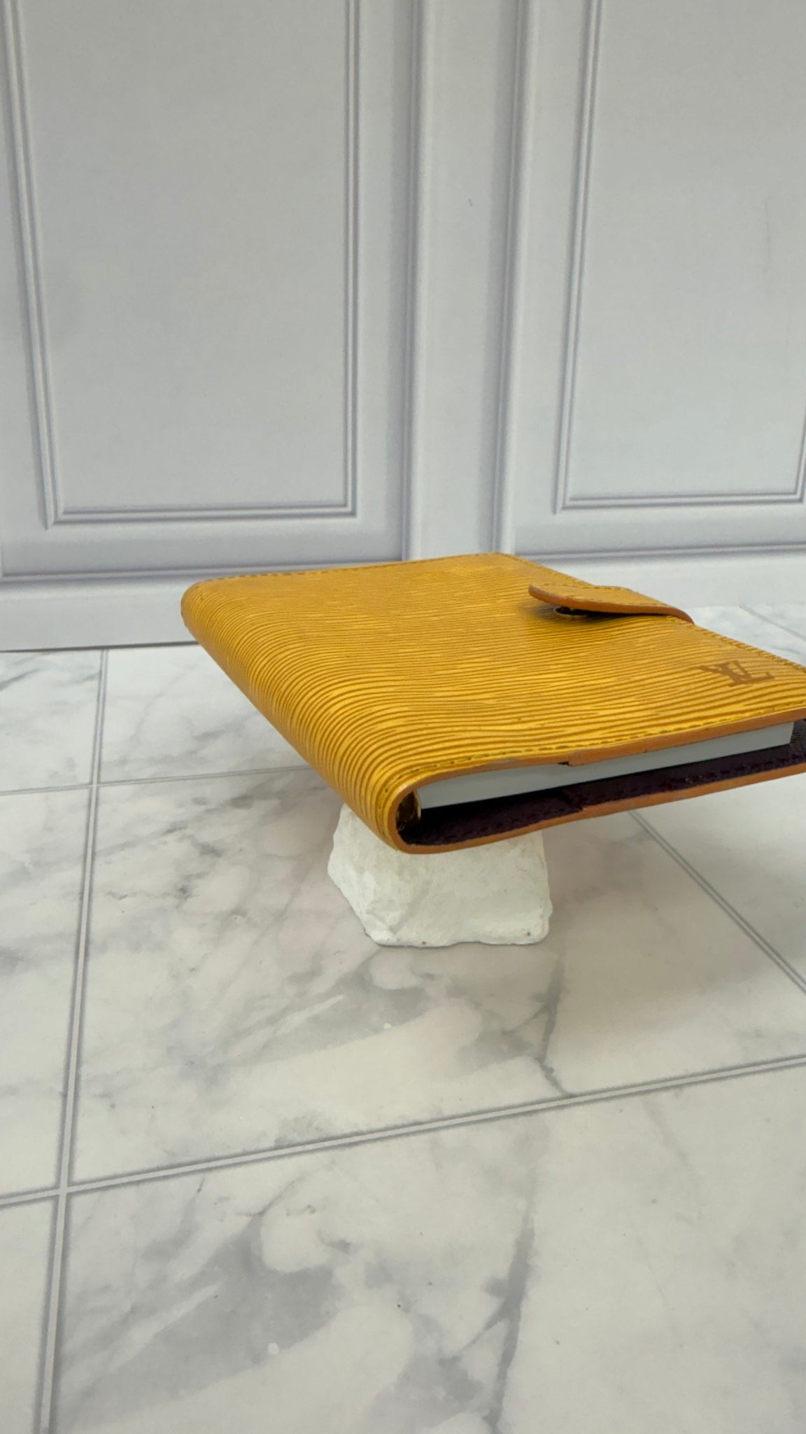 Louis Vuitton Epi yellow agenda PM