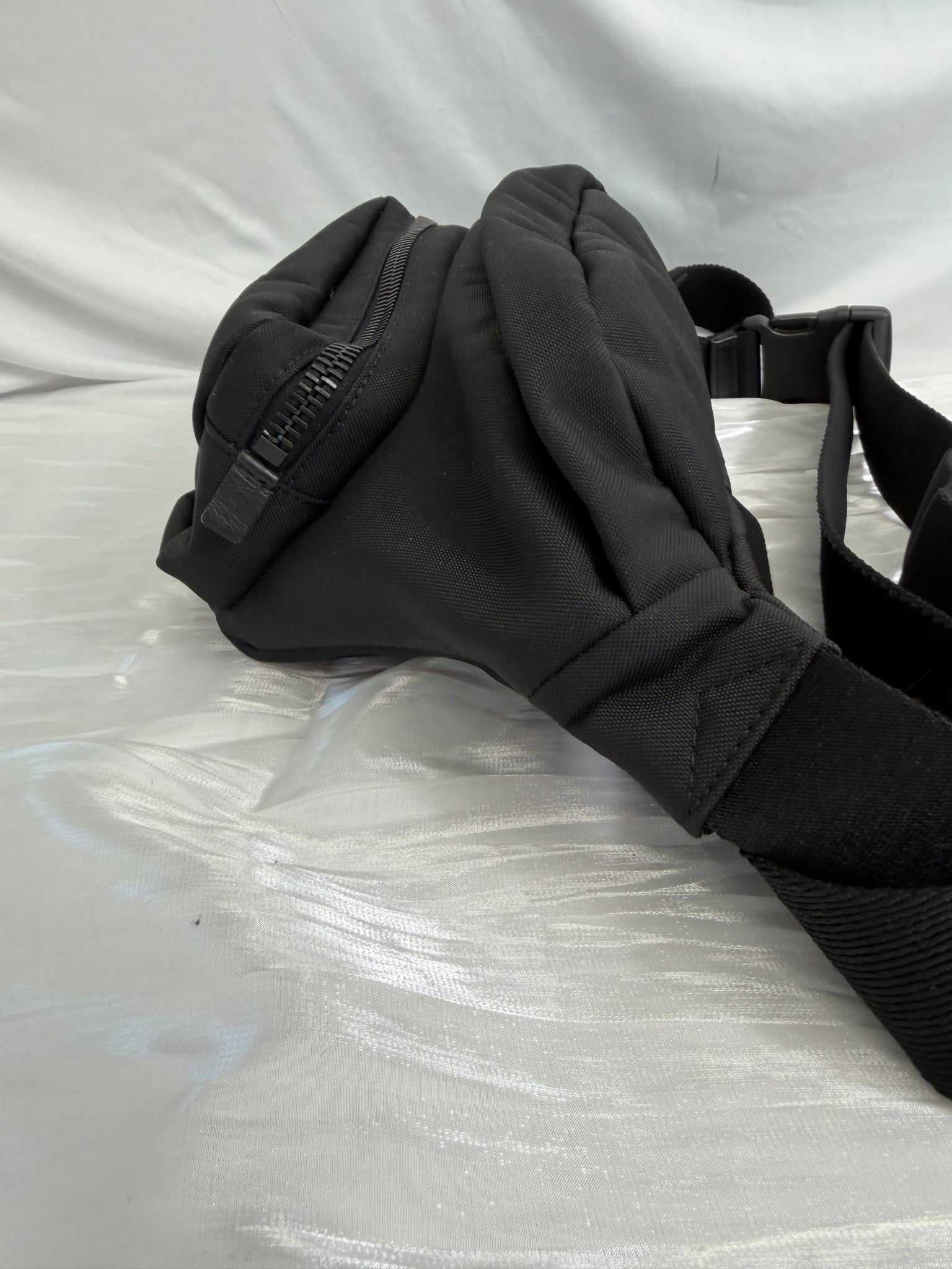 Moncler Durance Black Canvas Bum Bag