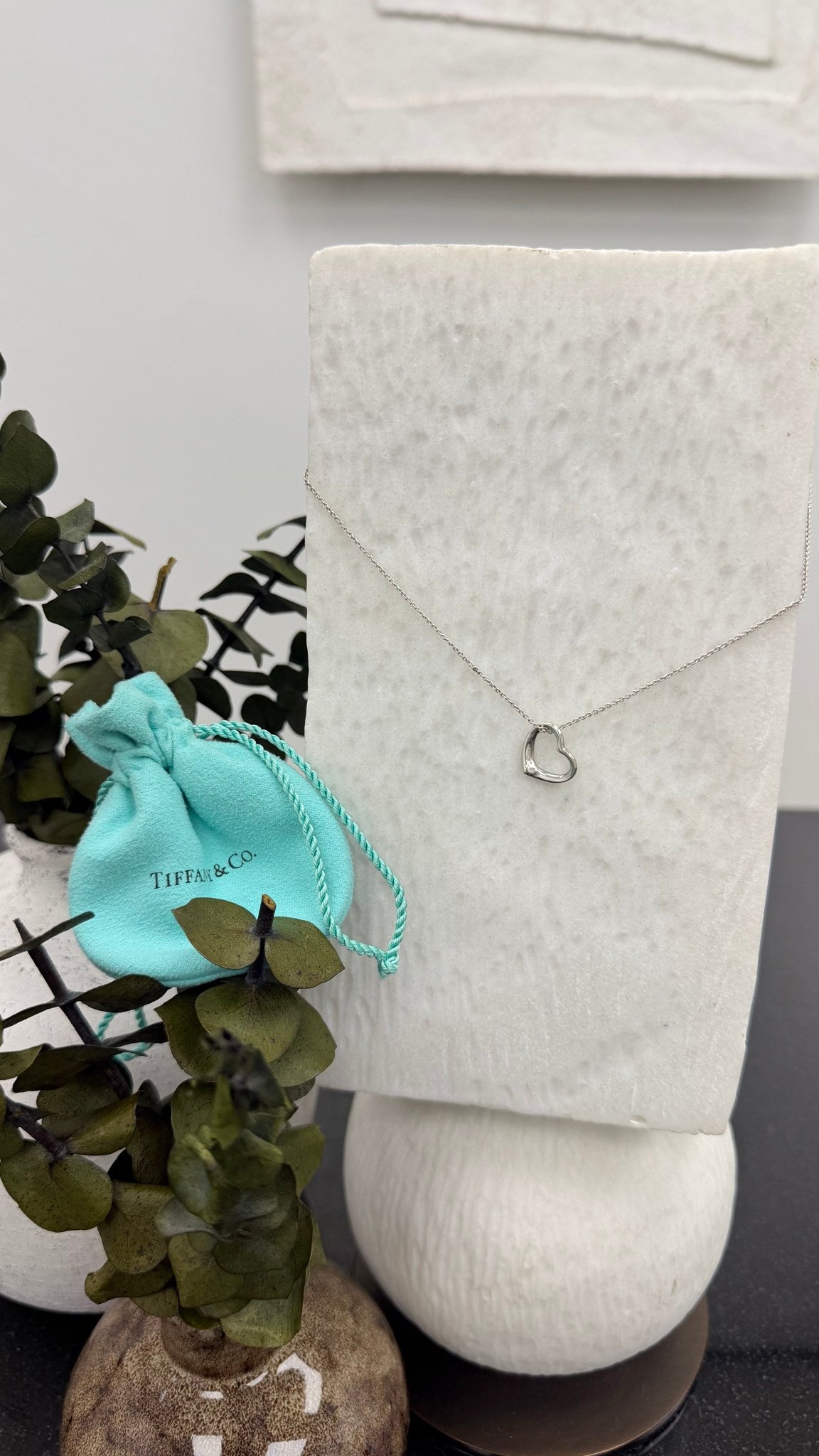 Tiffany & Co Silver Small Heart Necklace