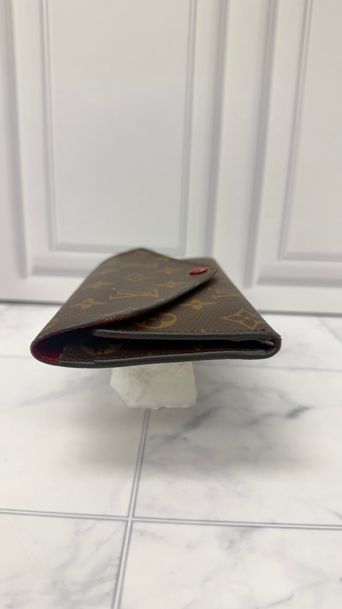 Louis Vuitton Monogram Red Josephine Wallet