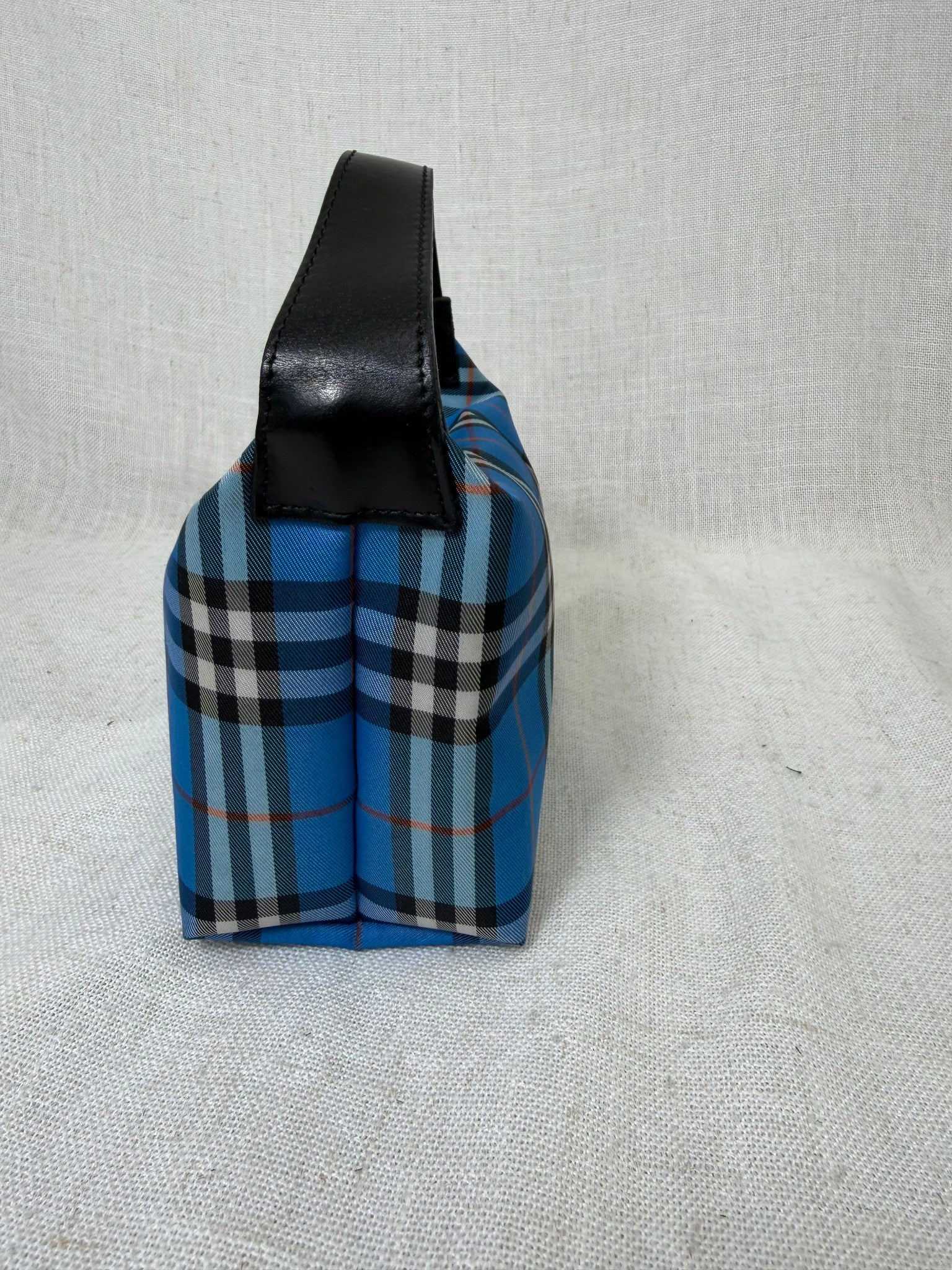 Burberry Blue Nova Check Mini Handbag 