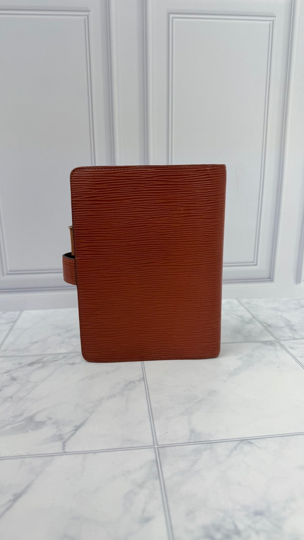 Louis Vuitton Brown Epi Leather MM Agenda Cover 