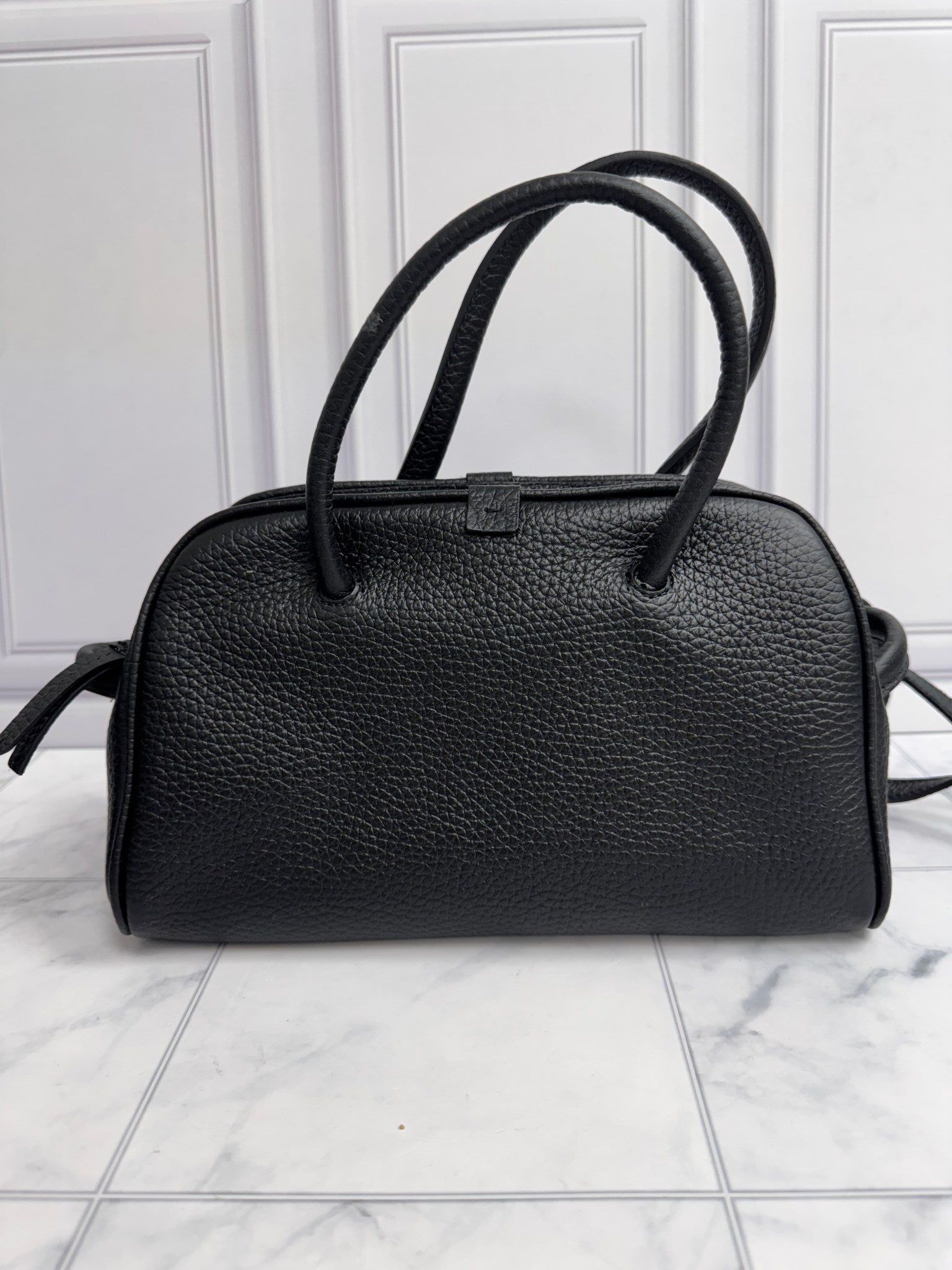 BRAND NEW - Jacquemus Black Grained Leather Piccolo Turismo 2Way Bag