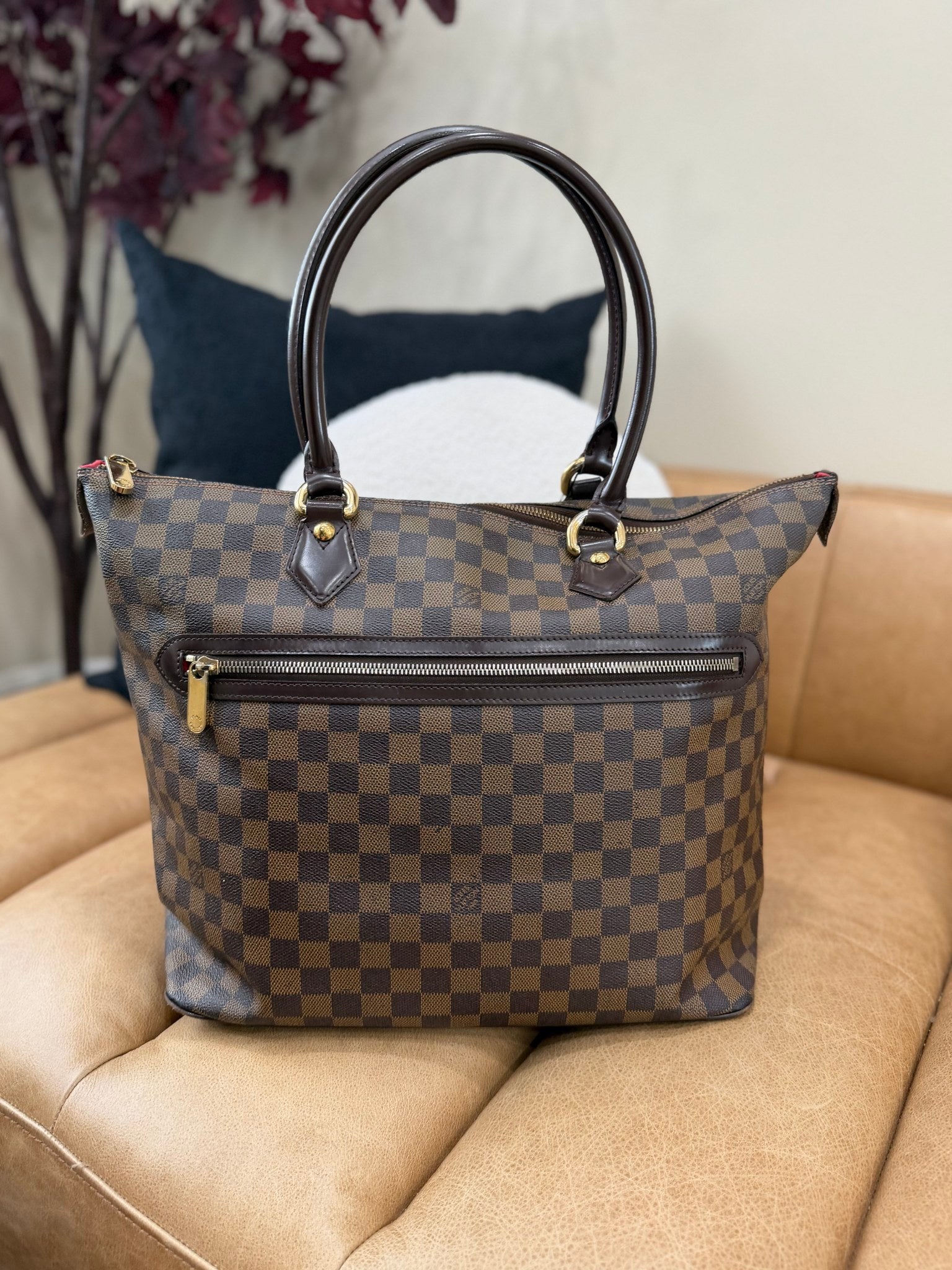 Louis Vuitton Damier Ebene Saleya GM