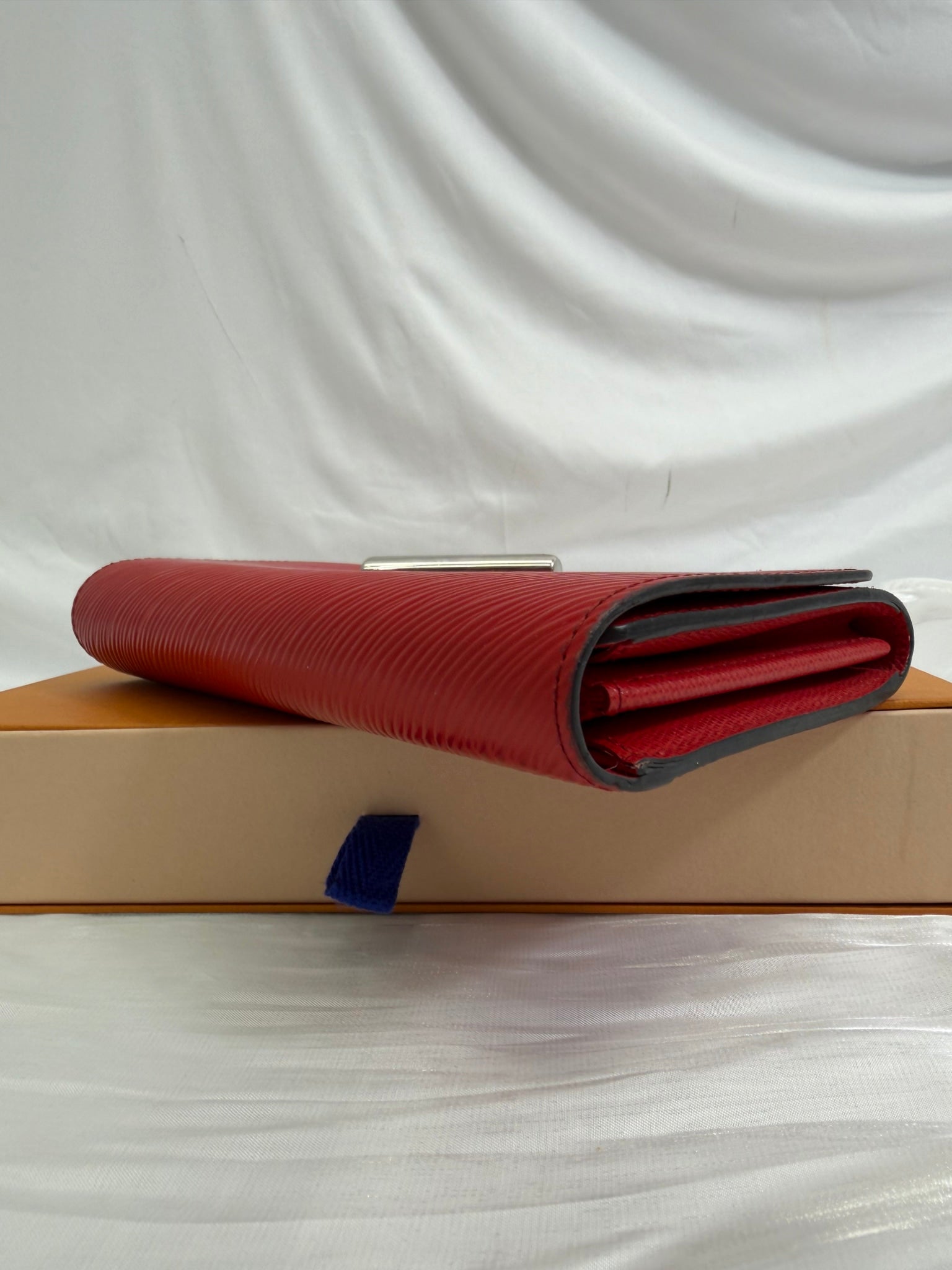 Louis Vuitton Red Epi Twist Wallet