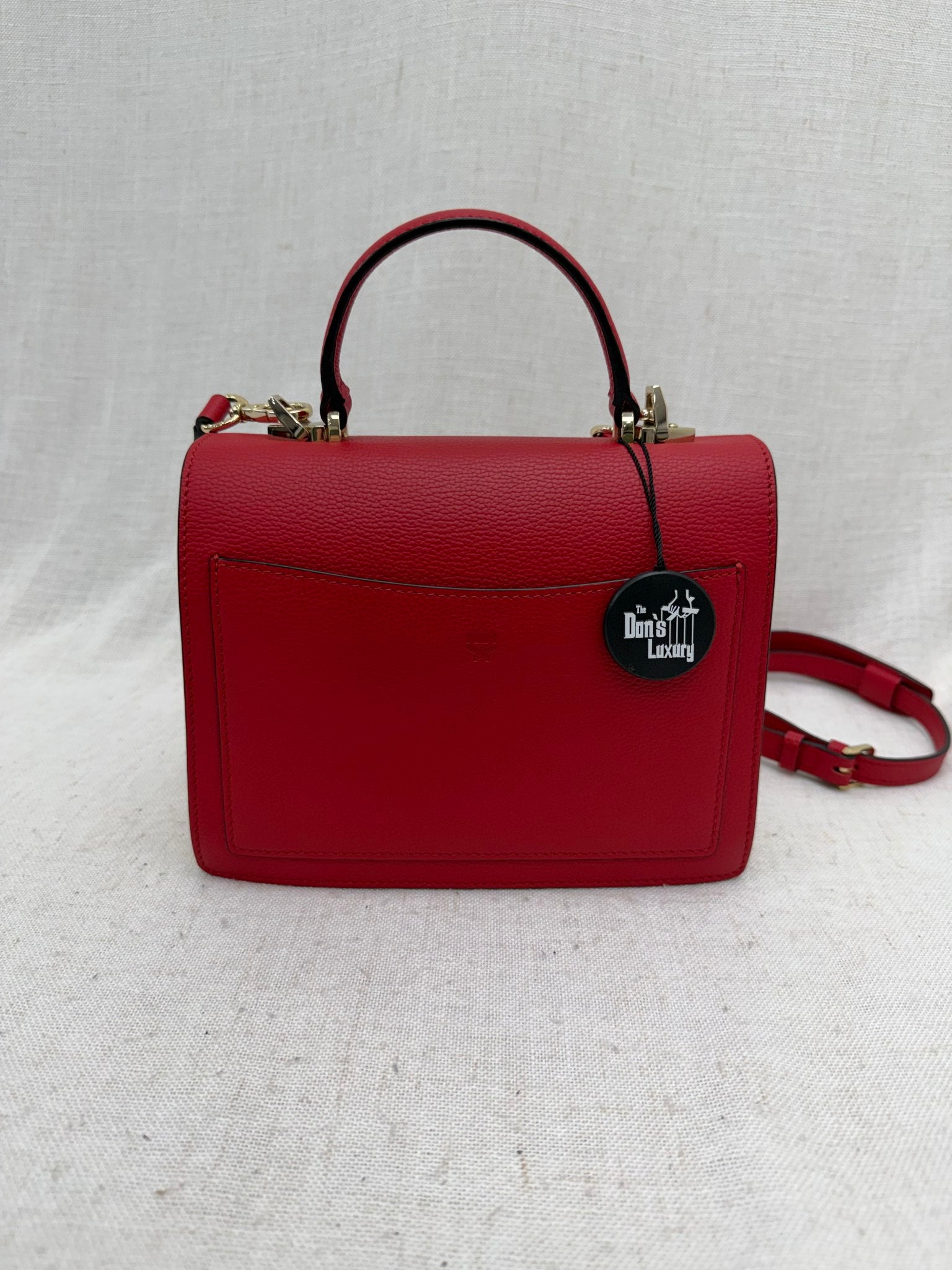 MCM Tricolor Leather Patricia Satchel 2way Bag