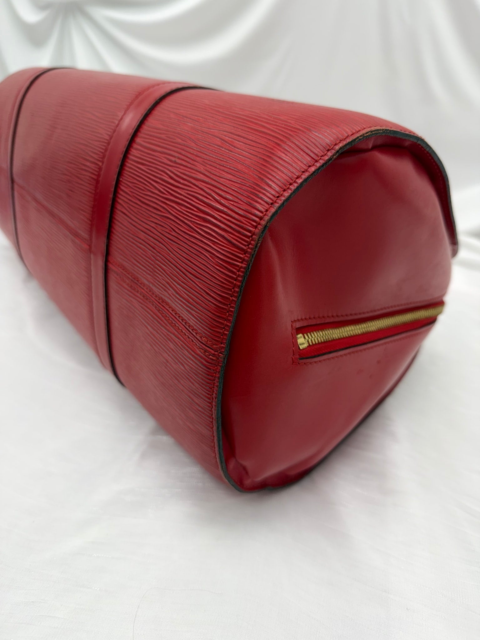 Louis Vuitton Red Epi Soufflot GM Shoulder Bag