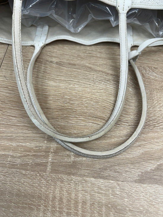Goyard White Goyardine St. Louis Tote