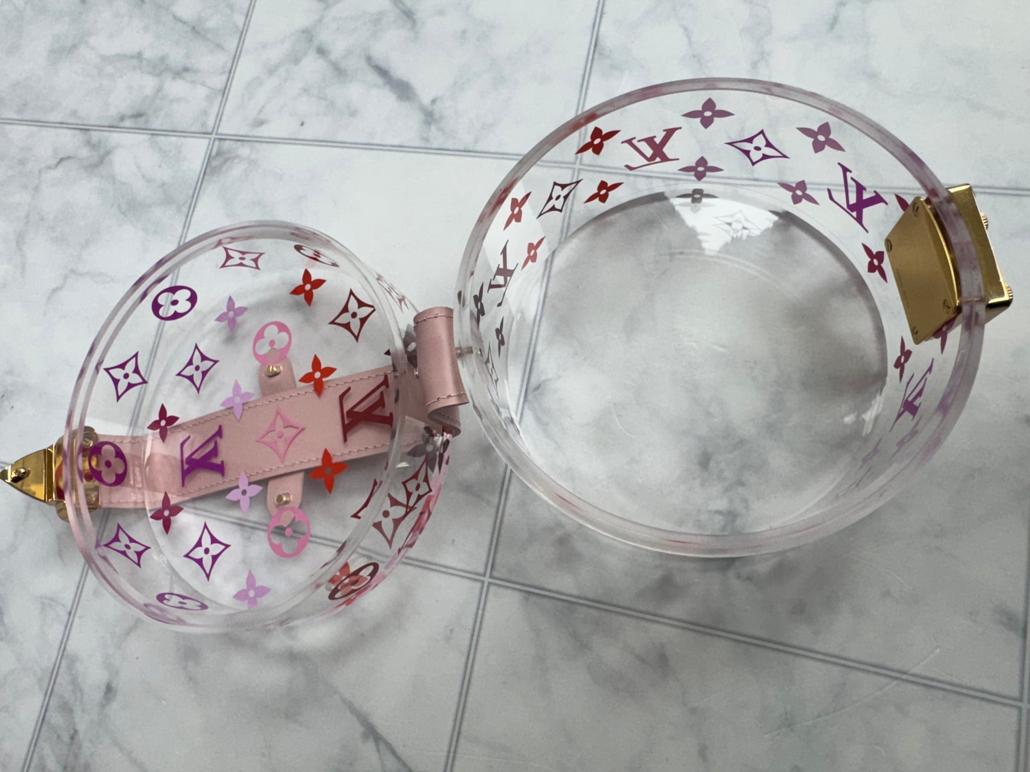 Louis Vuitton Pink Monogram Scott Box