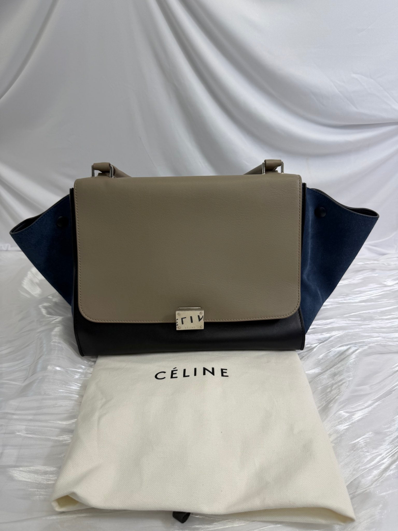 Celine Multicolor Trapeze Two Way Bag