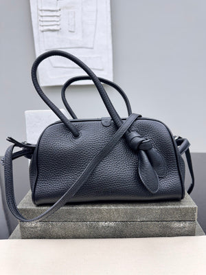 BRAND NEW - Jacquemus Black Grained Leather Piccolo Turismo 2Way Bag