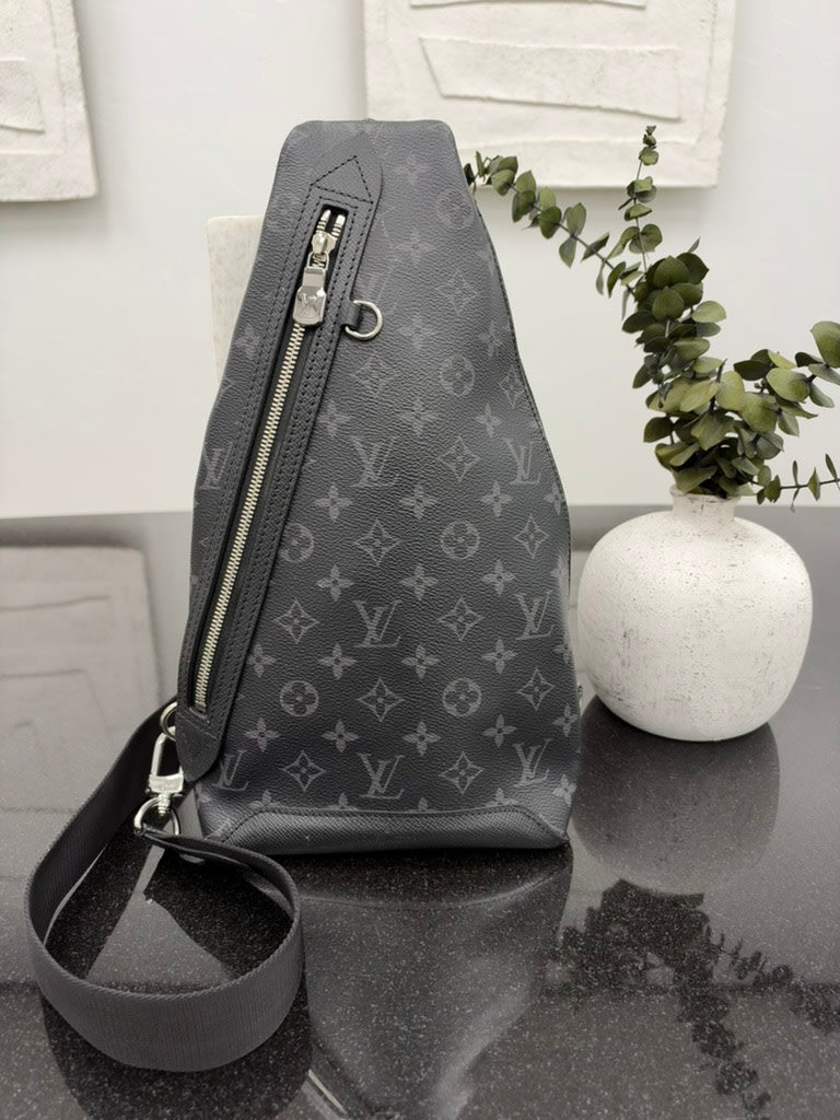 Louis Vuitton Monogram Eclipse Duo Sling Bag