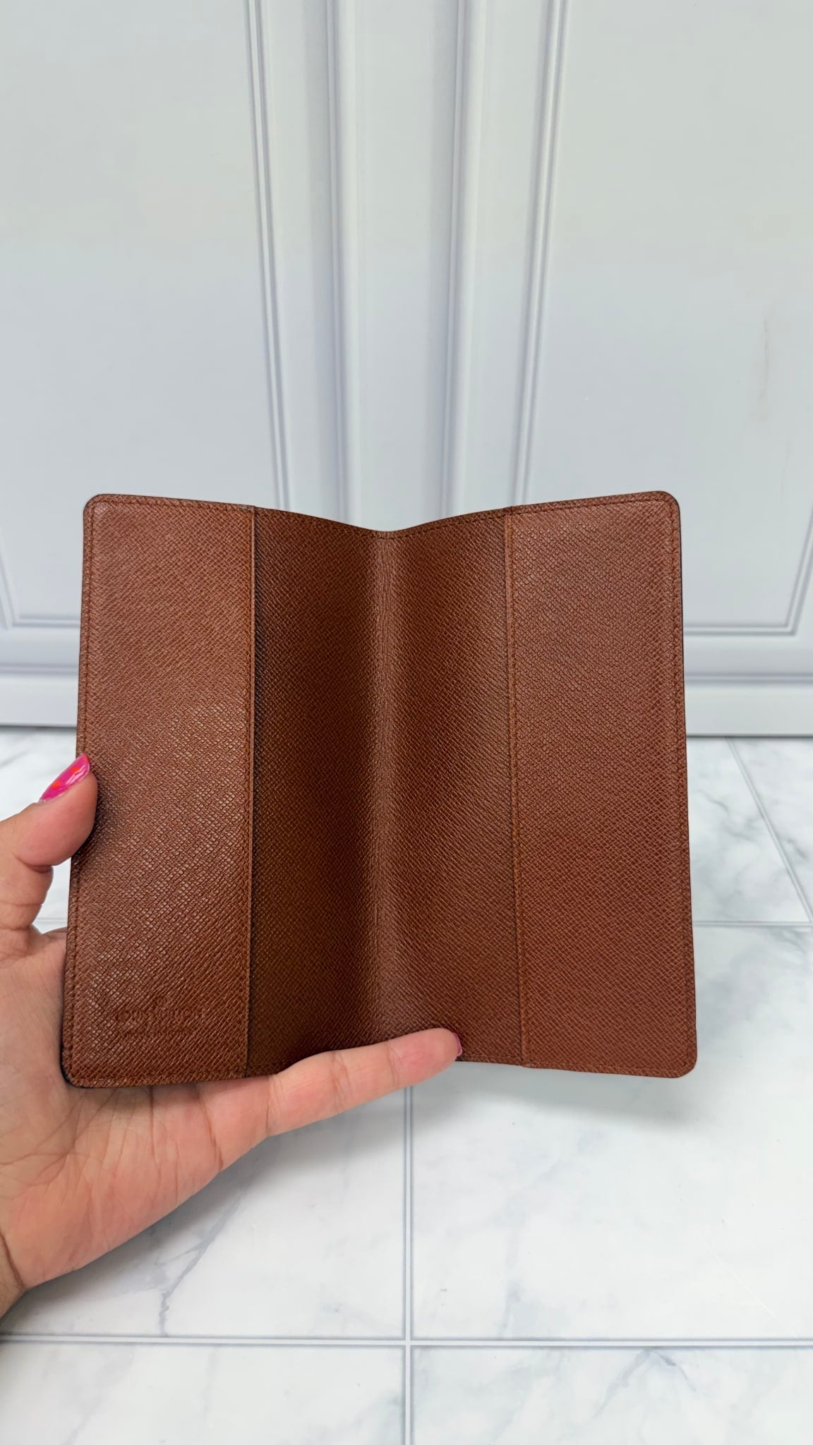 LIKE NEW - Louis Vuitton Monogram Check Book Cover