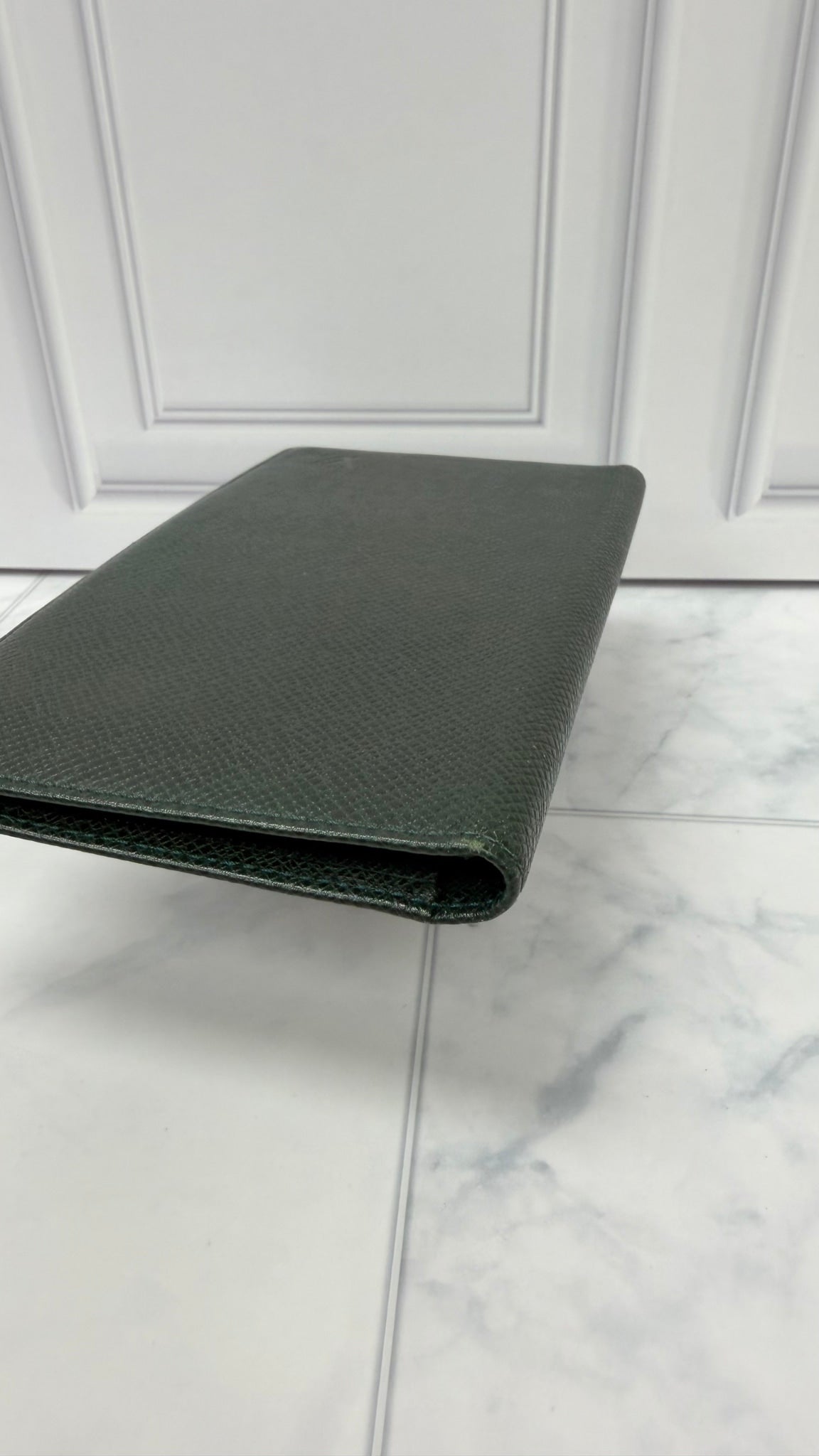 Louis Vuitton Green Taiga Leather Long Wallet