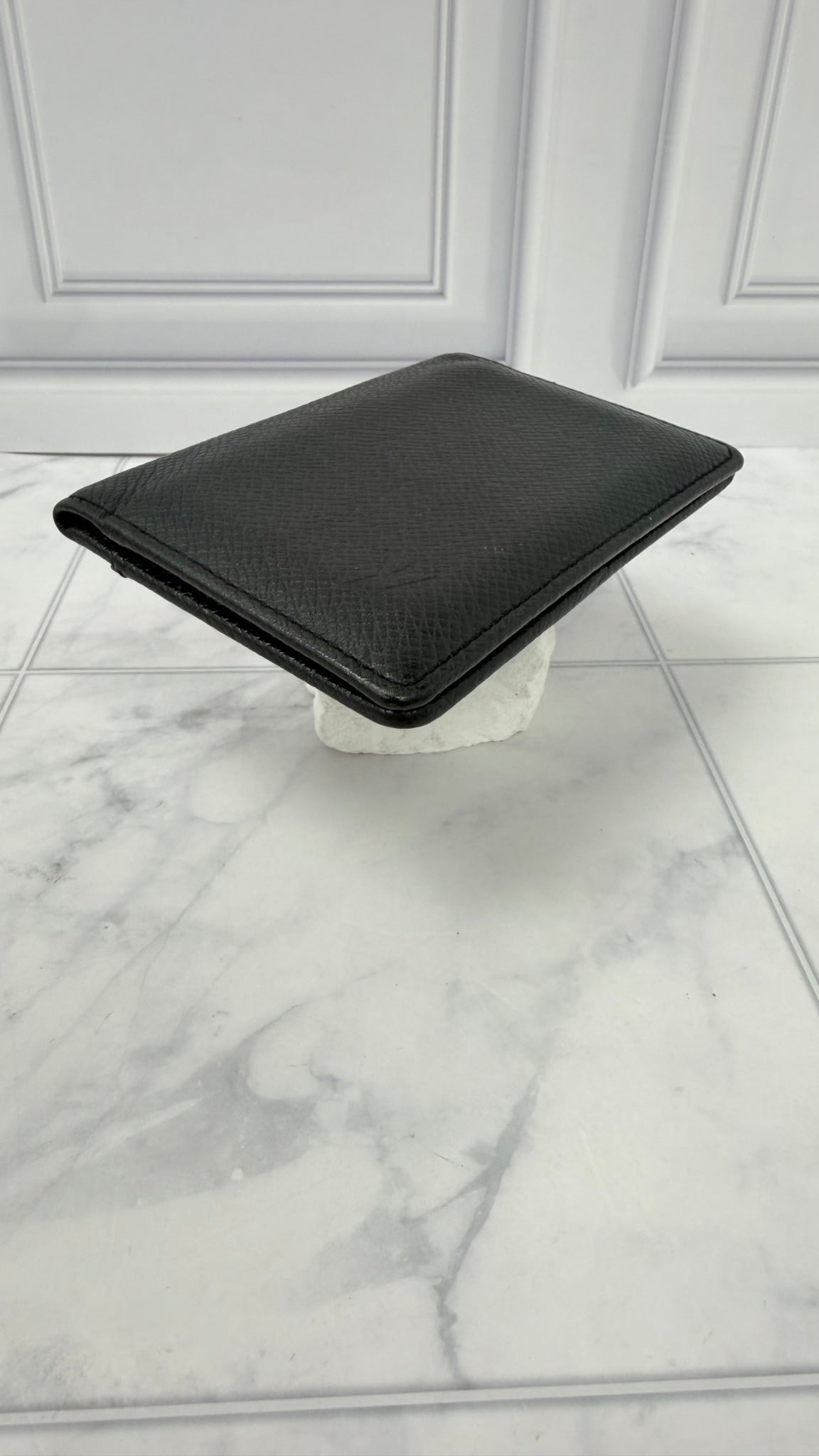 Louis Vuitton Black Taiga Leather Pocket Organizer 