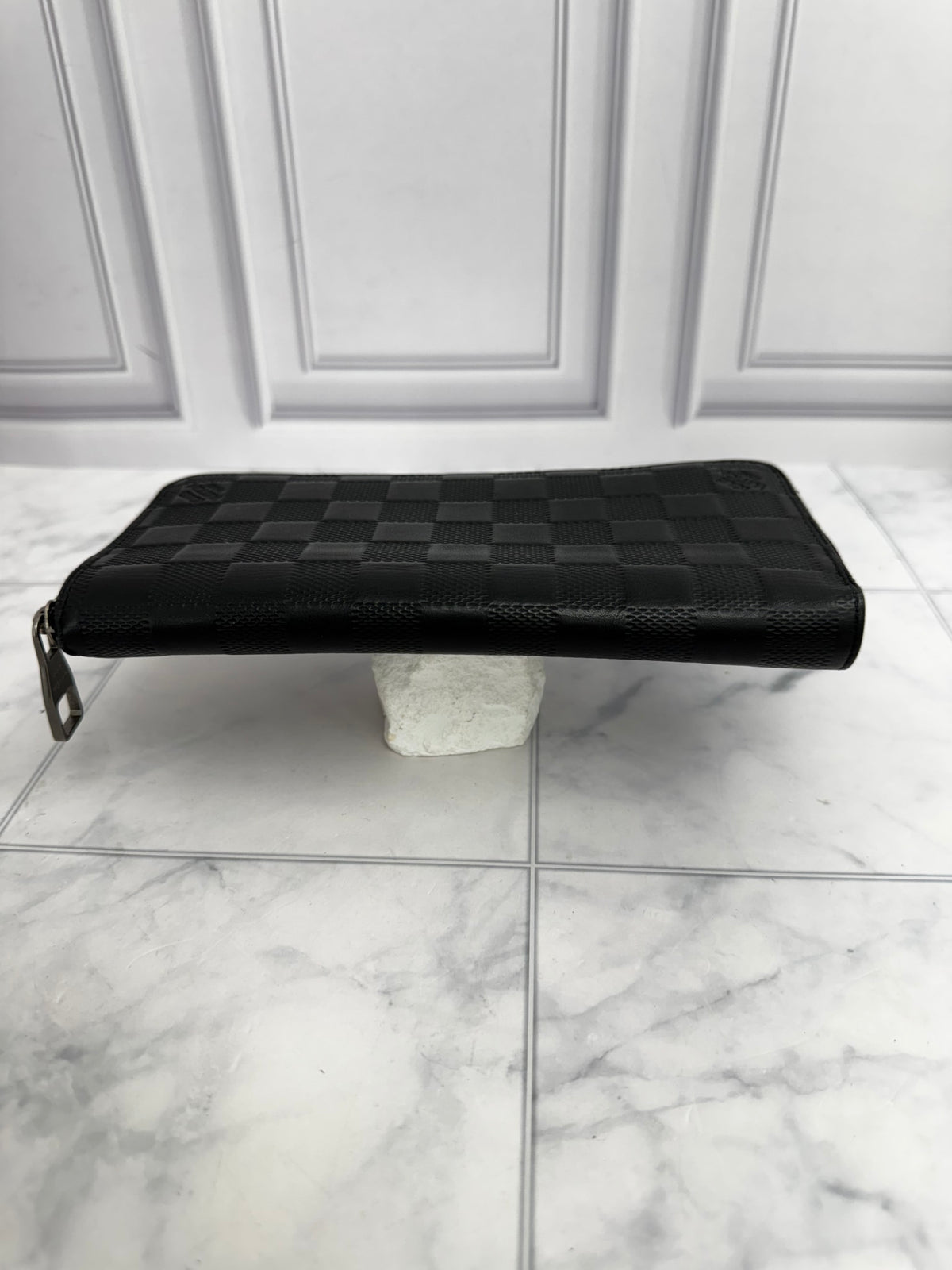 Louis Vuitton Black Damier Infini Zippy Wallet 