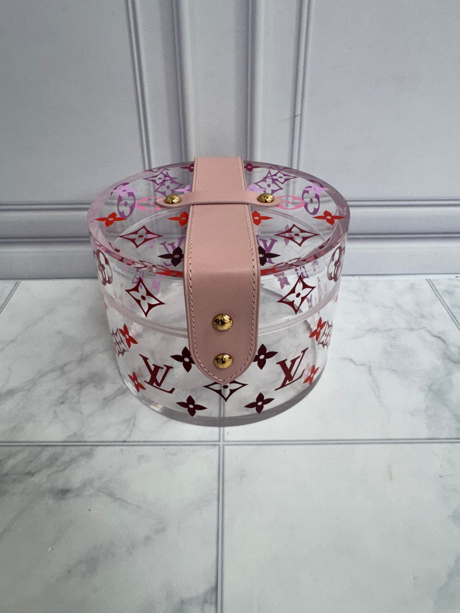 Louis Vuitton Pink Monogram Scott Box