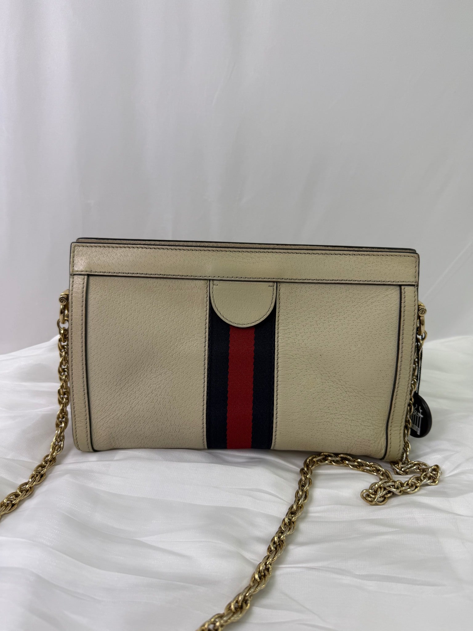 Gucci Cream Ophidia Shoulder Bag