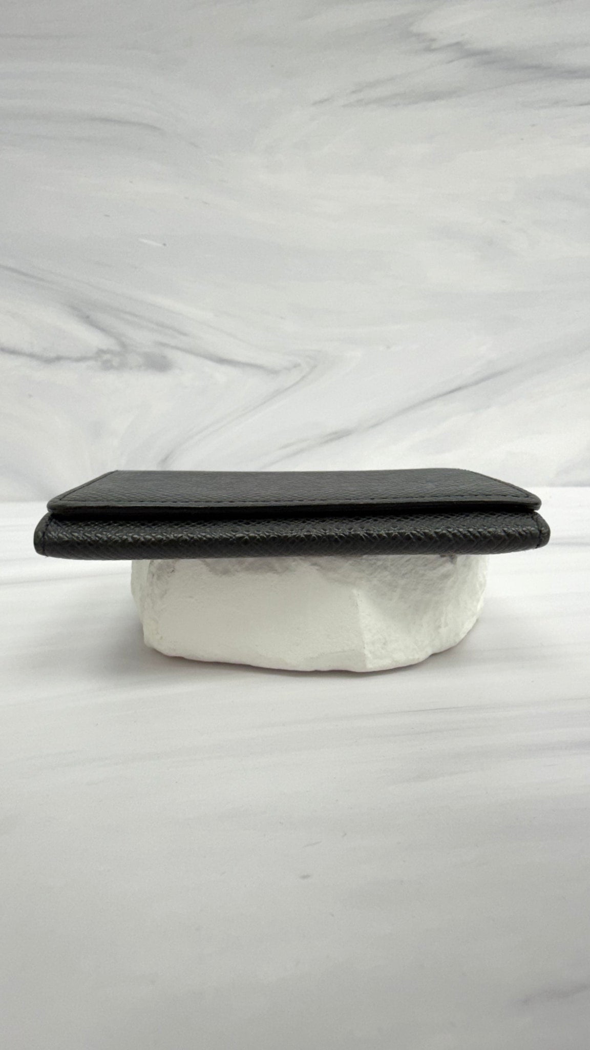 Louis Vuitton Black Taiga Leather Card Holder