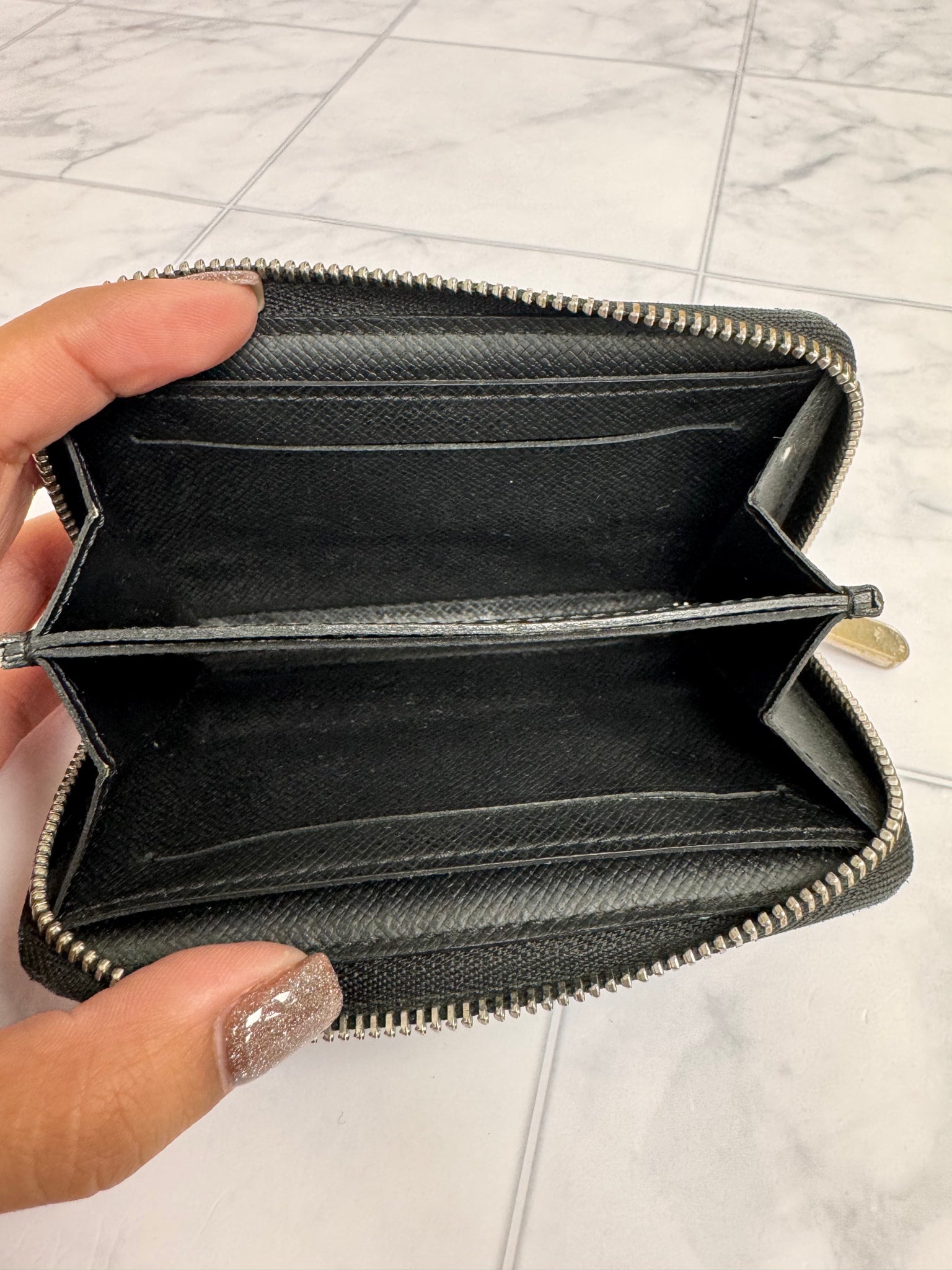 Louis Vuitton Damier Graphite Zippy Coin Purse