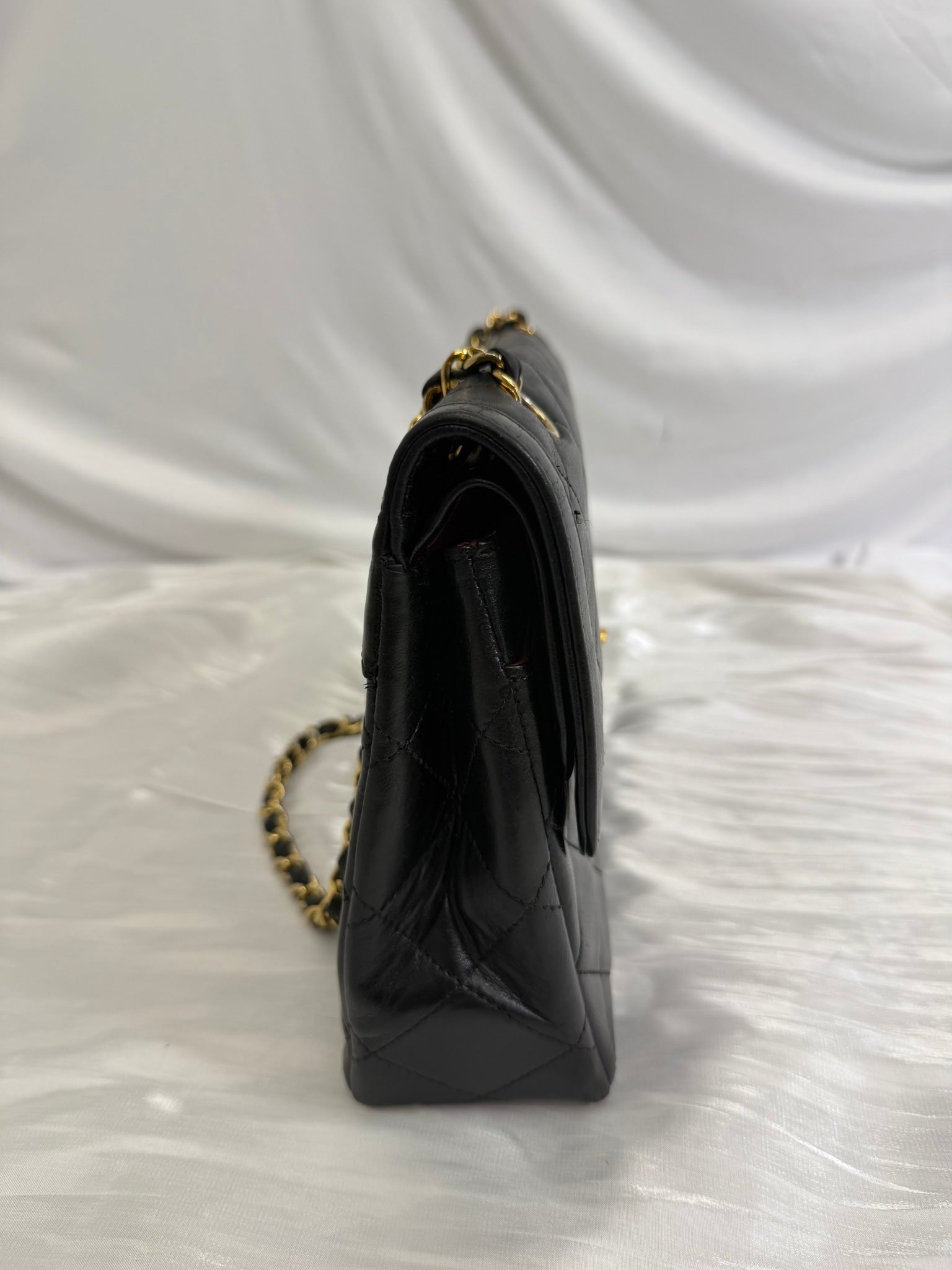 Chanel Black Quilted Calfskin Classic Double Flap Bag