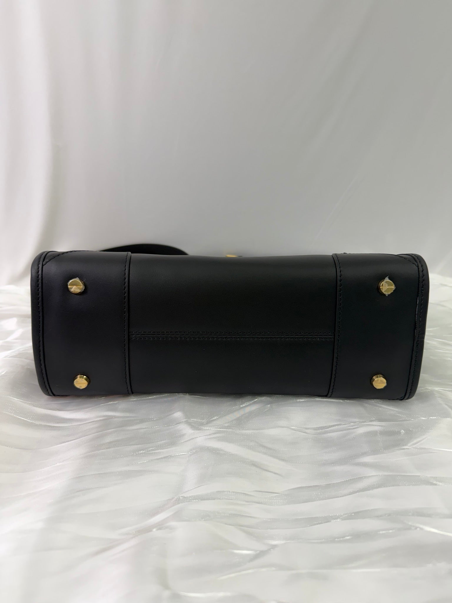 BRAND NEW- MCM Black Leather Aren Boston Bag