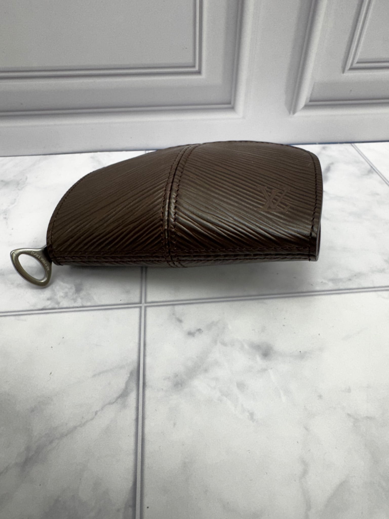 Louis Vuitton Brown Epi Leather Demi Lune Zippy Coin Purse