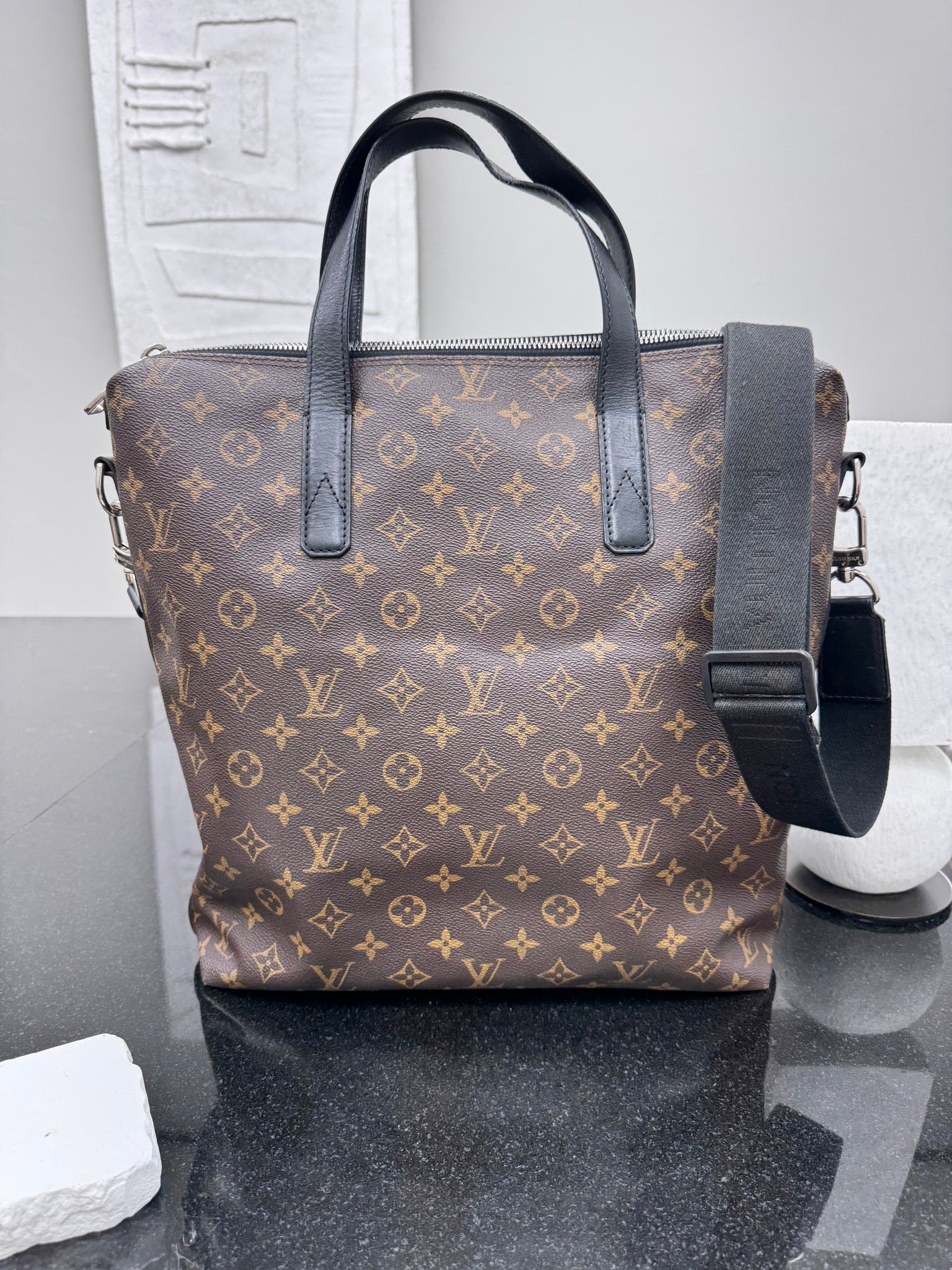 Louis Vuitton Monogram Macassar Kitan Crossbody Bag