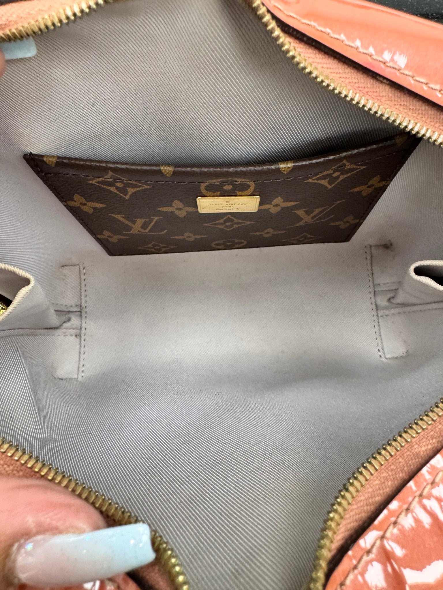 Louis Vuitton Coral Vernis Miroir Venice Bag