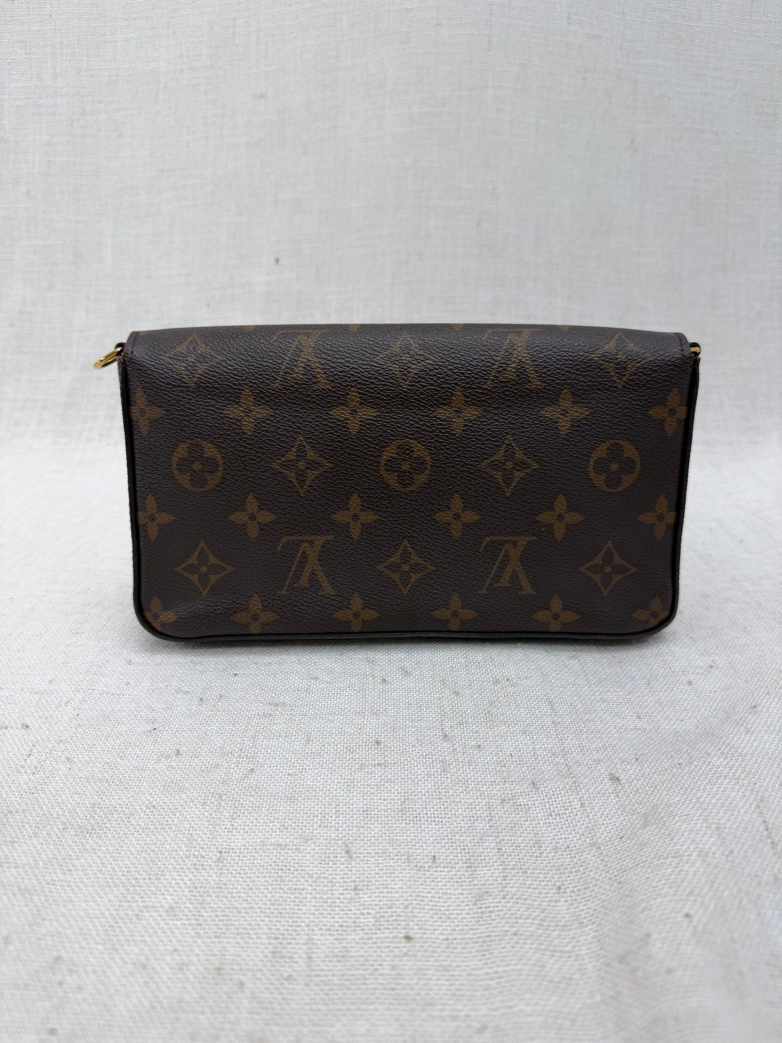 Louis Vuitton Monogram & Fuchsia Felicie Pochette