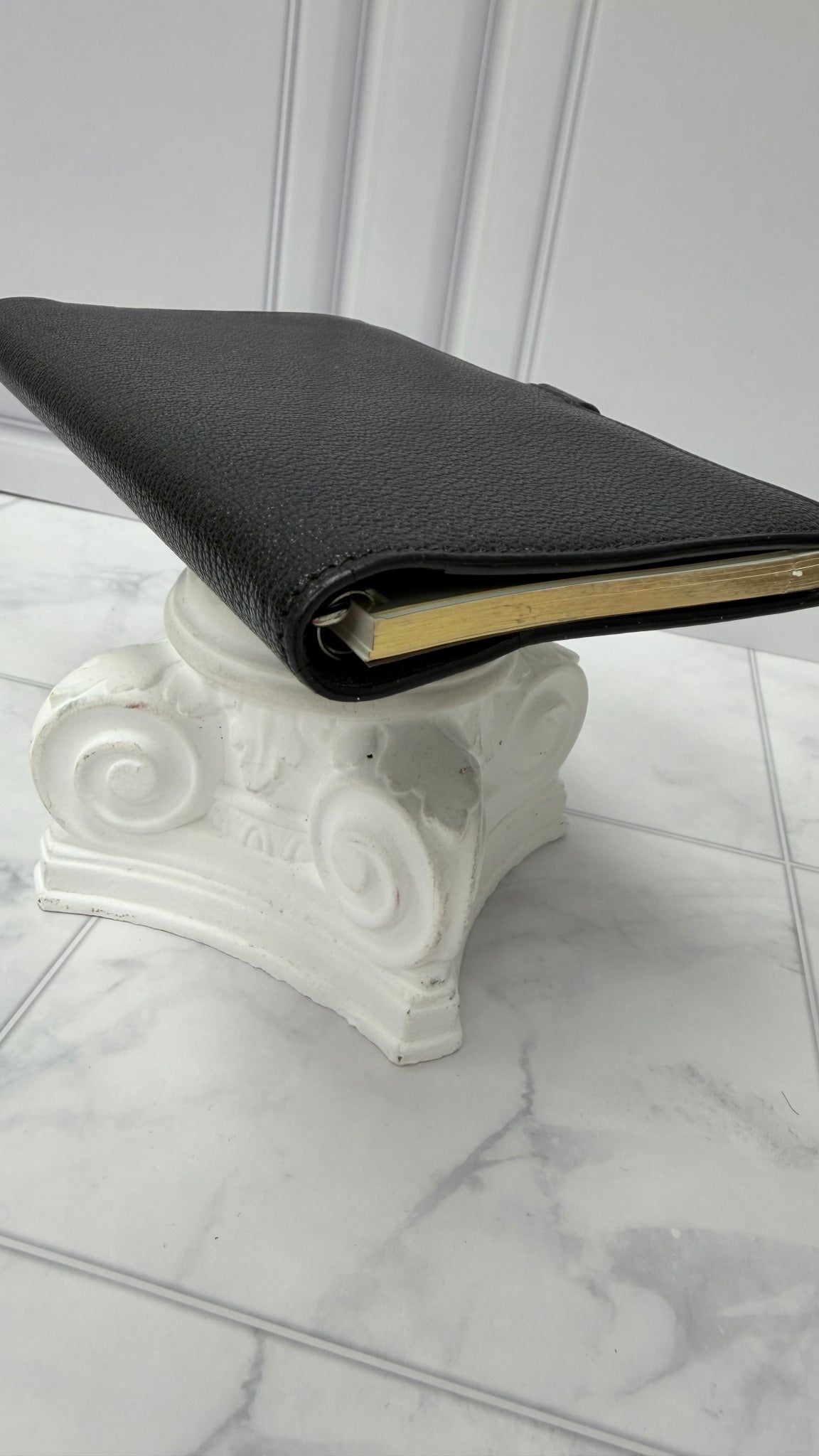 Hermes Black Leather Passport Agenda