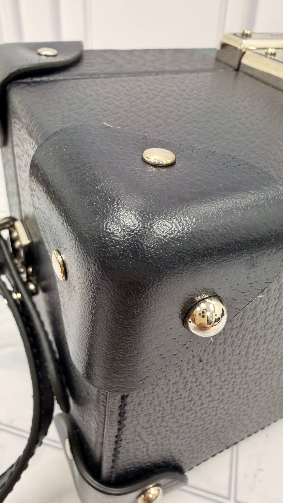 Gucci Navy Calfskin Leather Savory Watch Case 