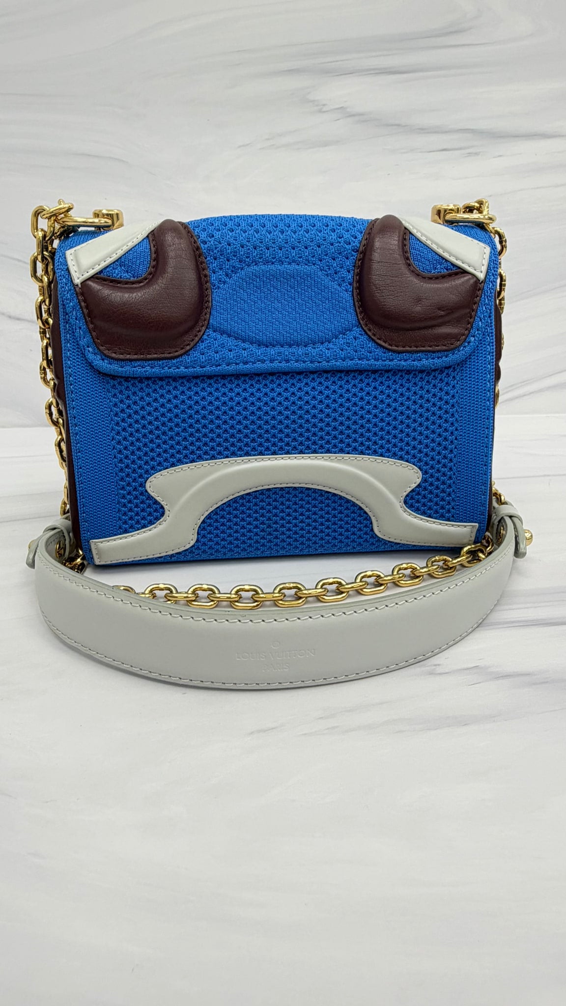 Louis Vuitton Blue Multicolor Twist PM Handbag 