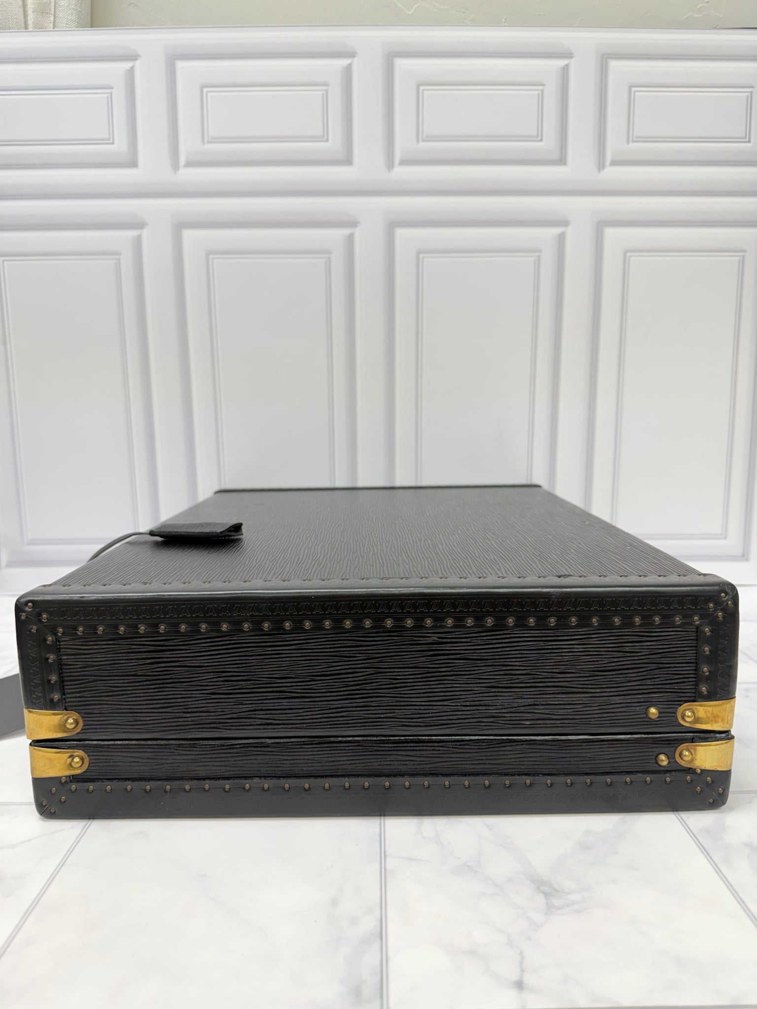 Louis Vuitton Black Epi Leather President Briefcase 