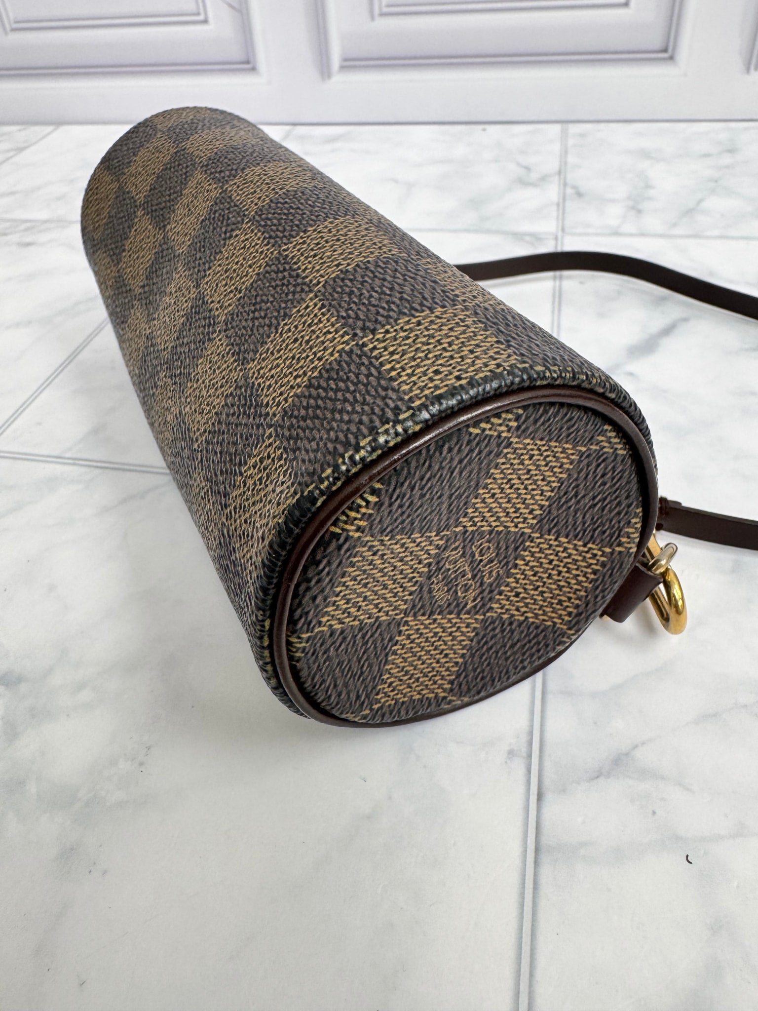 Louis Vuitton Damier Ebene Mini Papillon Pouch