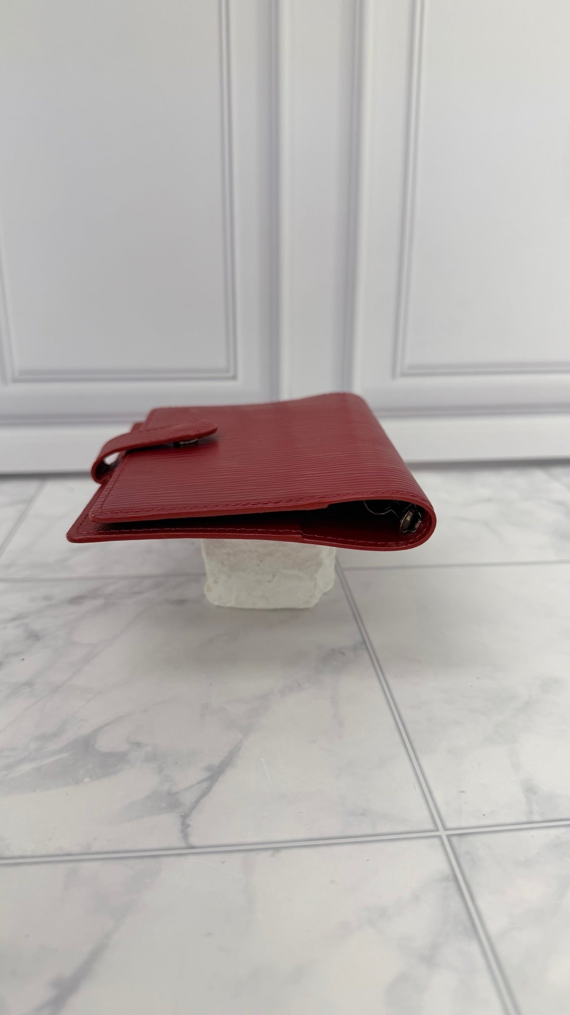 Louis Vuitton Red Epi Leather Passport Agenda Cover PM