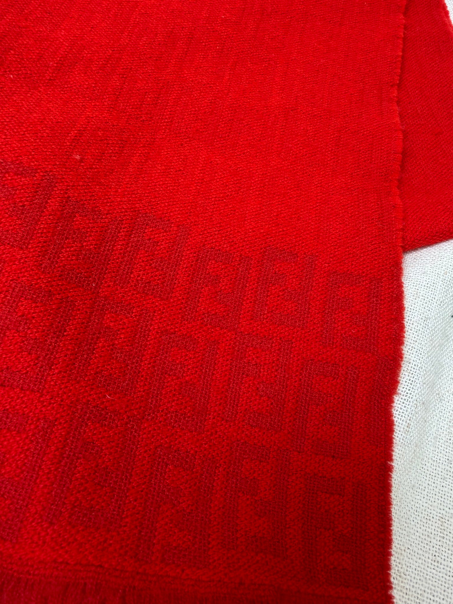 Fendi Red Monogram Scarf 