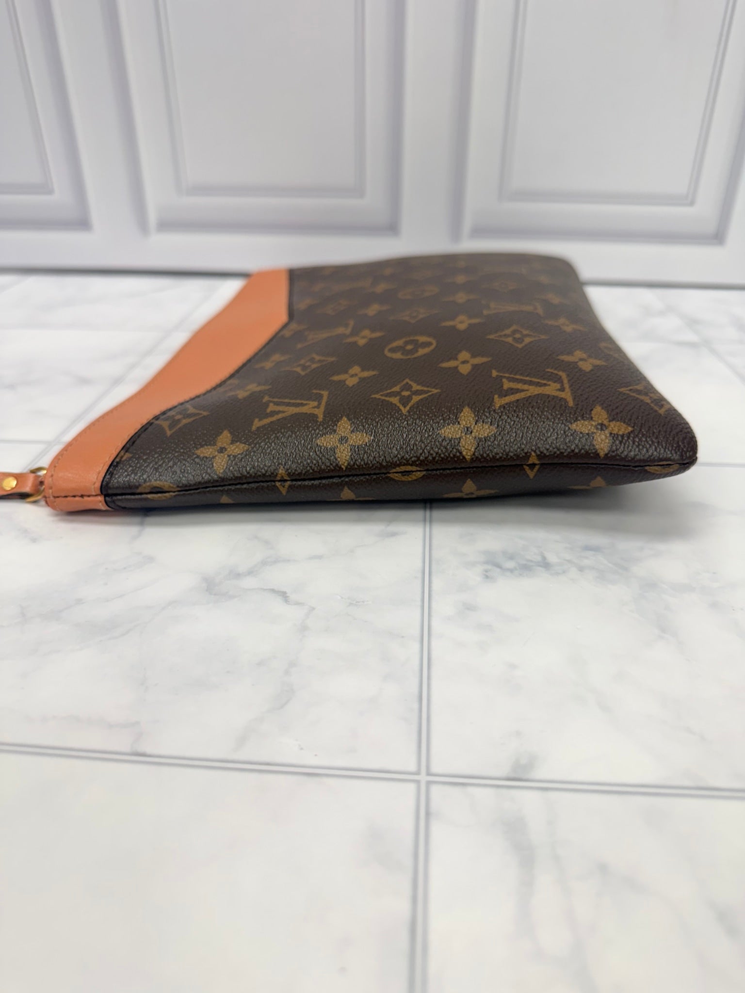 Louis Vuitton Monogram Pink Leather Daily Pouch