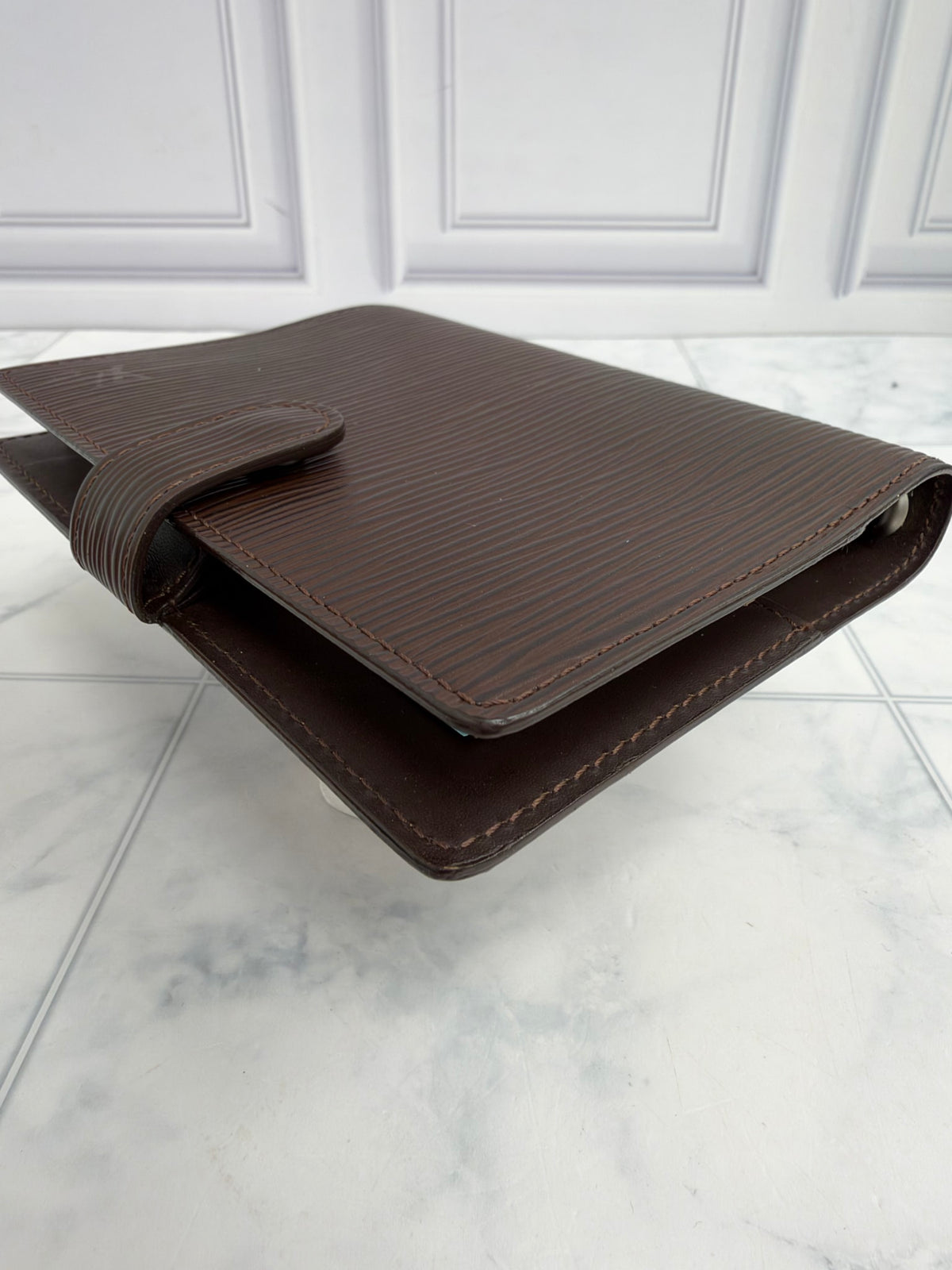 Louis Vuitton Brown Epi Leather Agenda PM