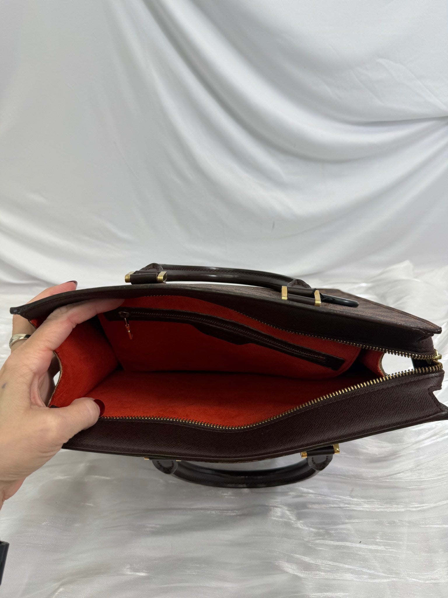 Louis Vuitton Damier Ebene Sac Plat PM